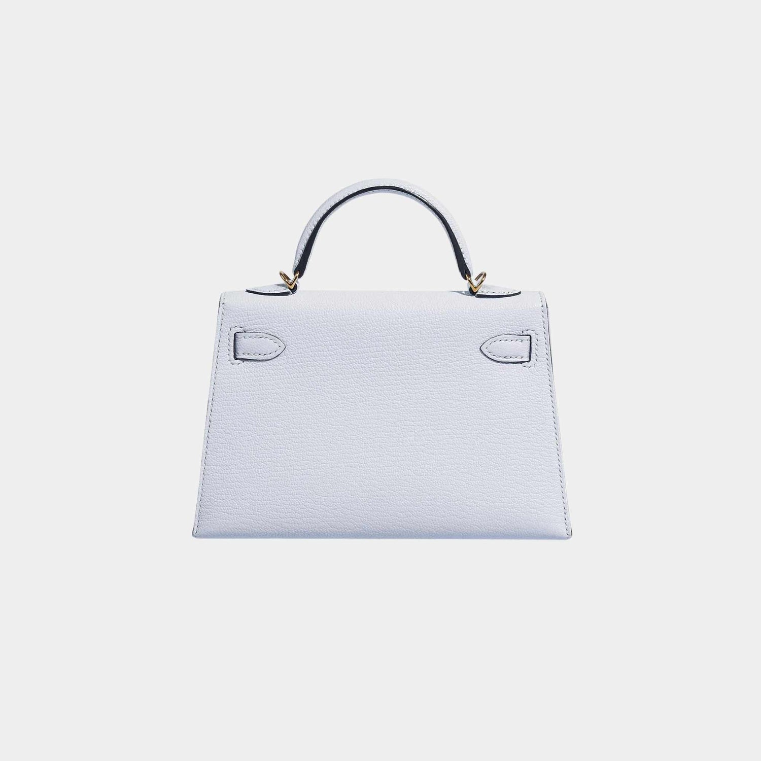Hermes Kelly Mini II 20 Chevre Mysore Blue Brume, Back