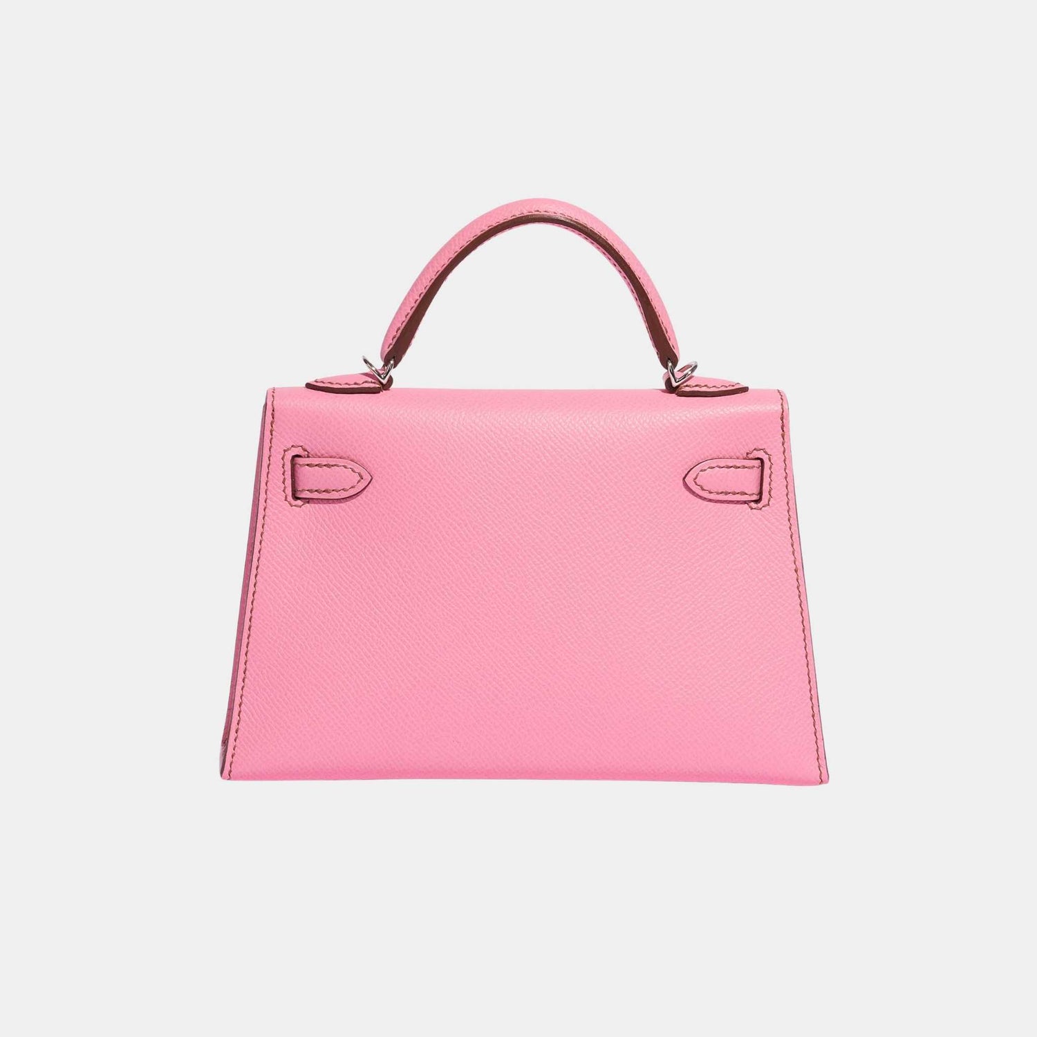 Hermes Kelly Mini II 20 Epsom 5P Bubblegum PHW, Back