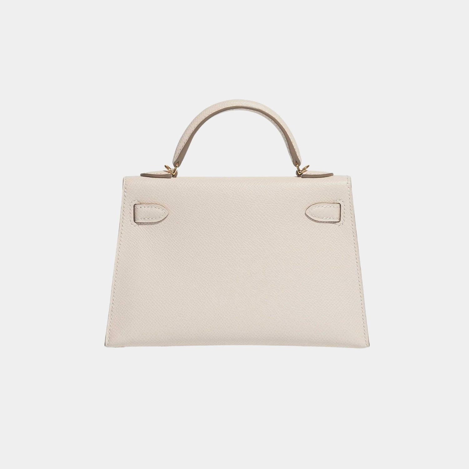 Hermes Kelly Mini II 20 Epsom Craie GHW, Back