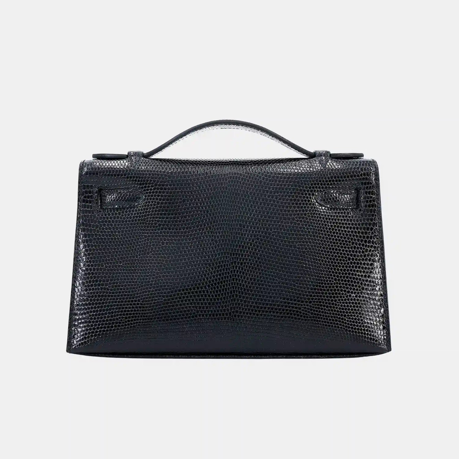 Kelly Pochette Lizard Black PHW
