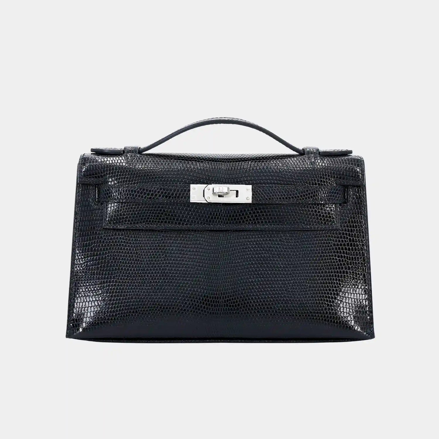 hermes-kelly-pochette-lizard-black-phw