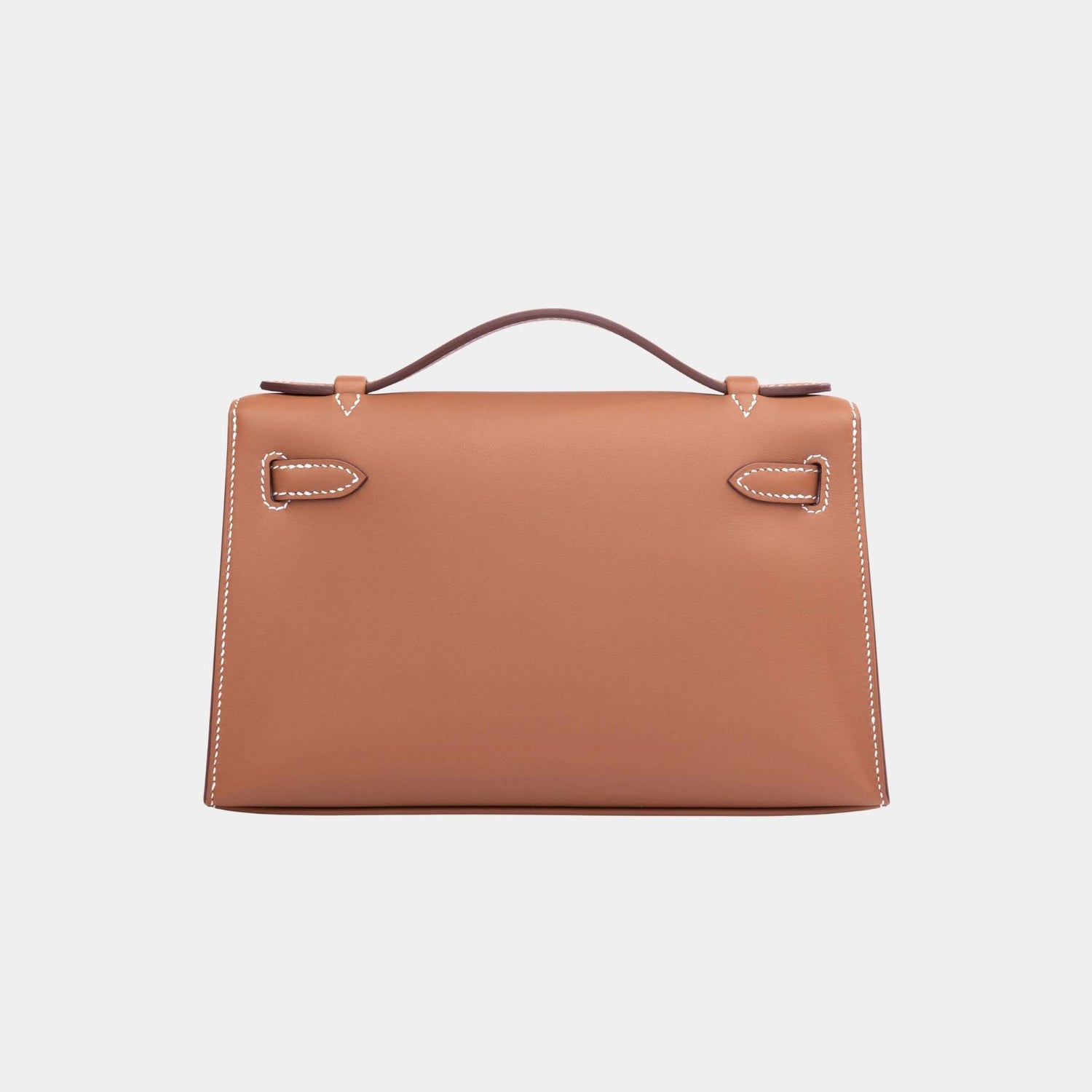 Hermes Kelly Pochette Swift Gold PHW, Back