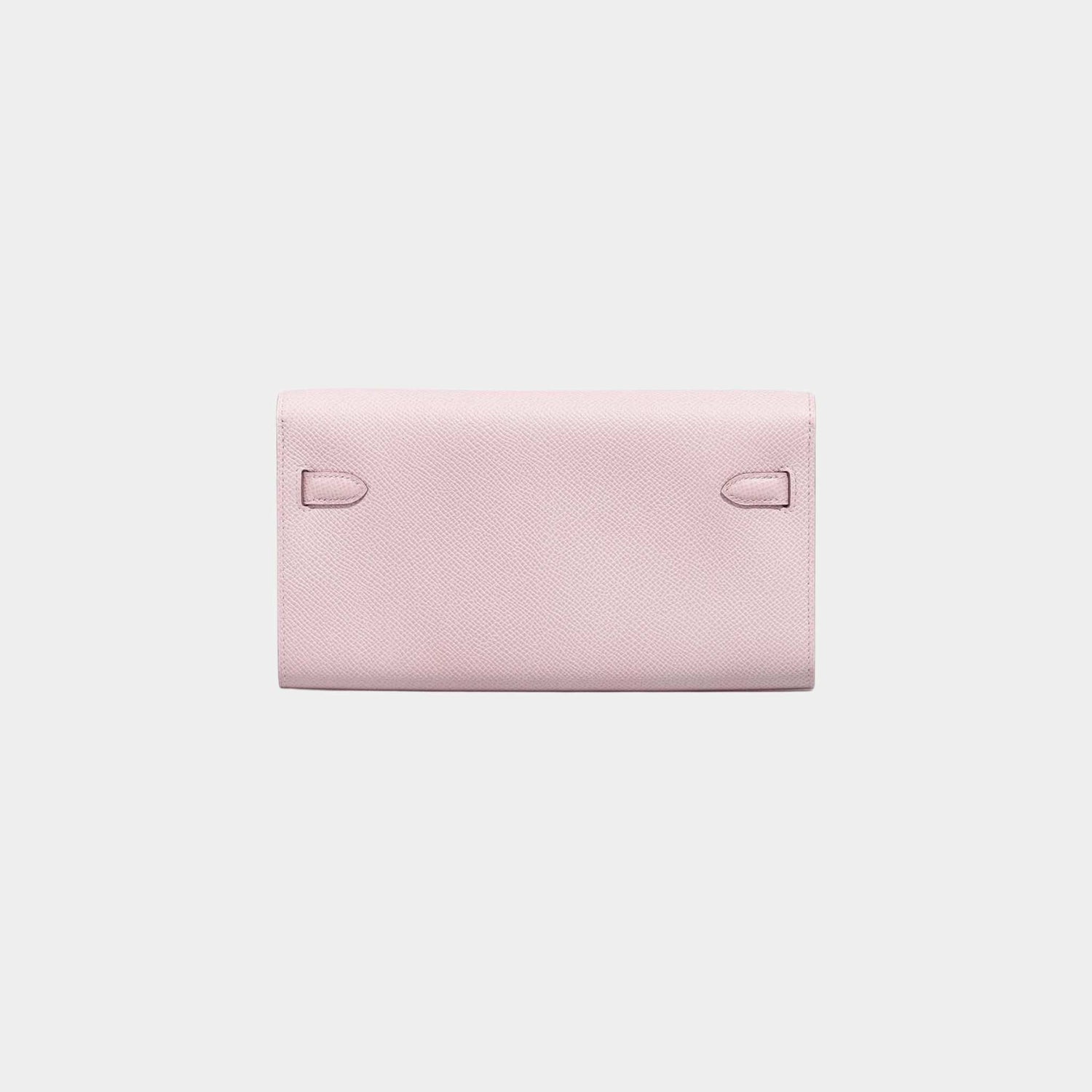 Hermes Kelly To Go Wallet Epsom Mauve Pale, Backup