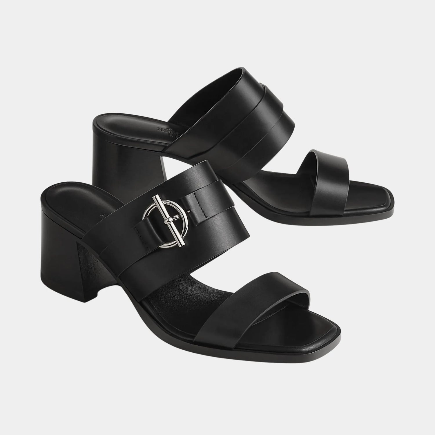 Kute 60 Heeled Sandals in Calfskin