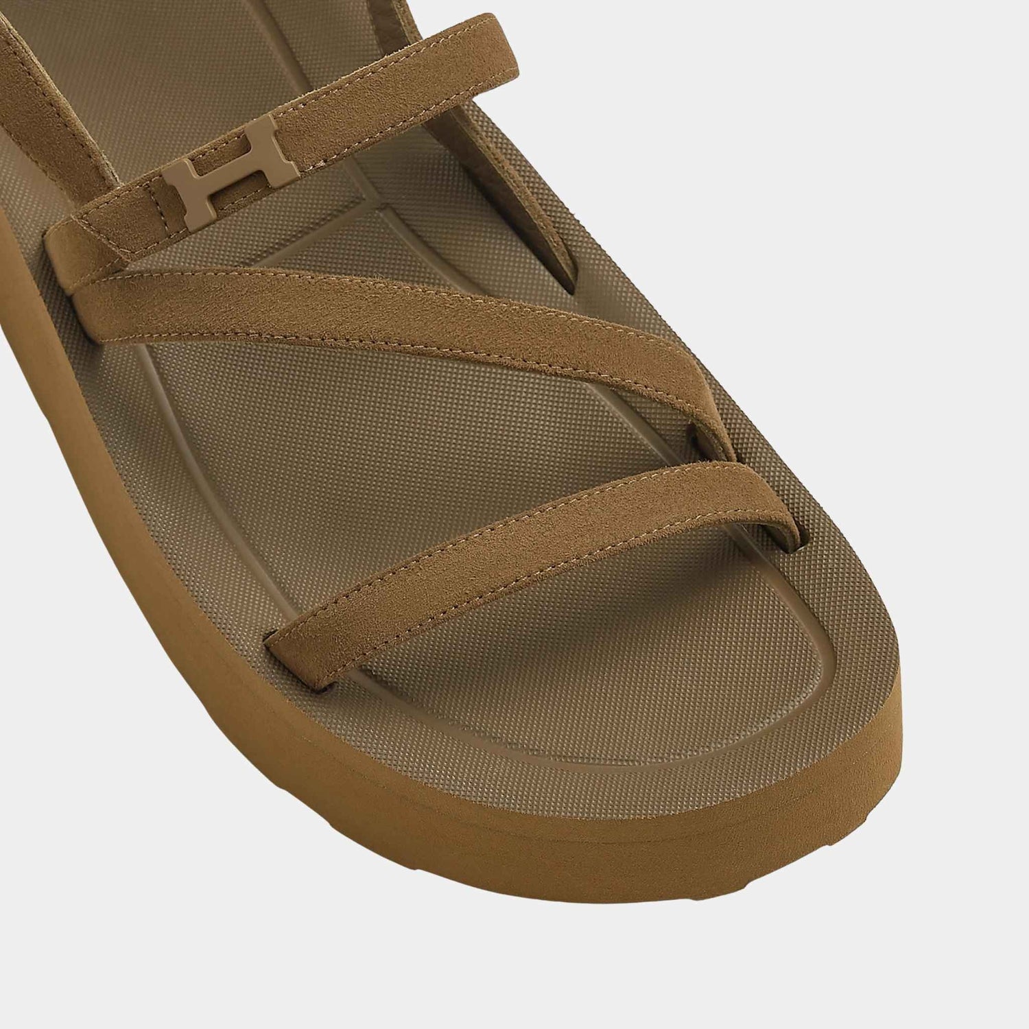 Hermes Liberte Sandal in Suede Goatskin, Top