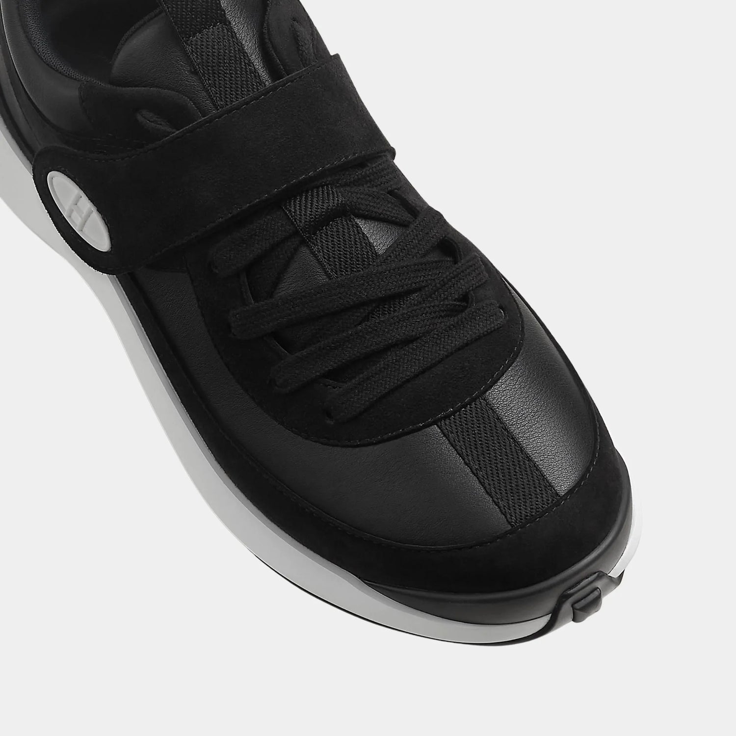 Loop Sneakers in Calfskin and Suede Goatskin