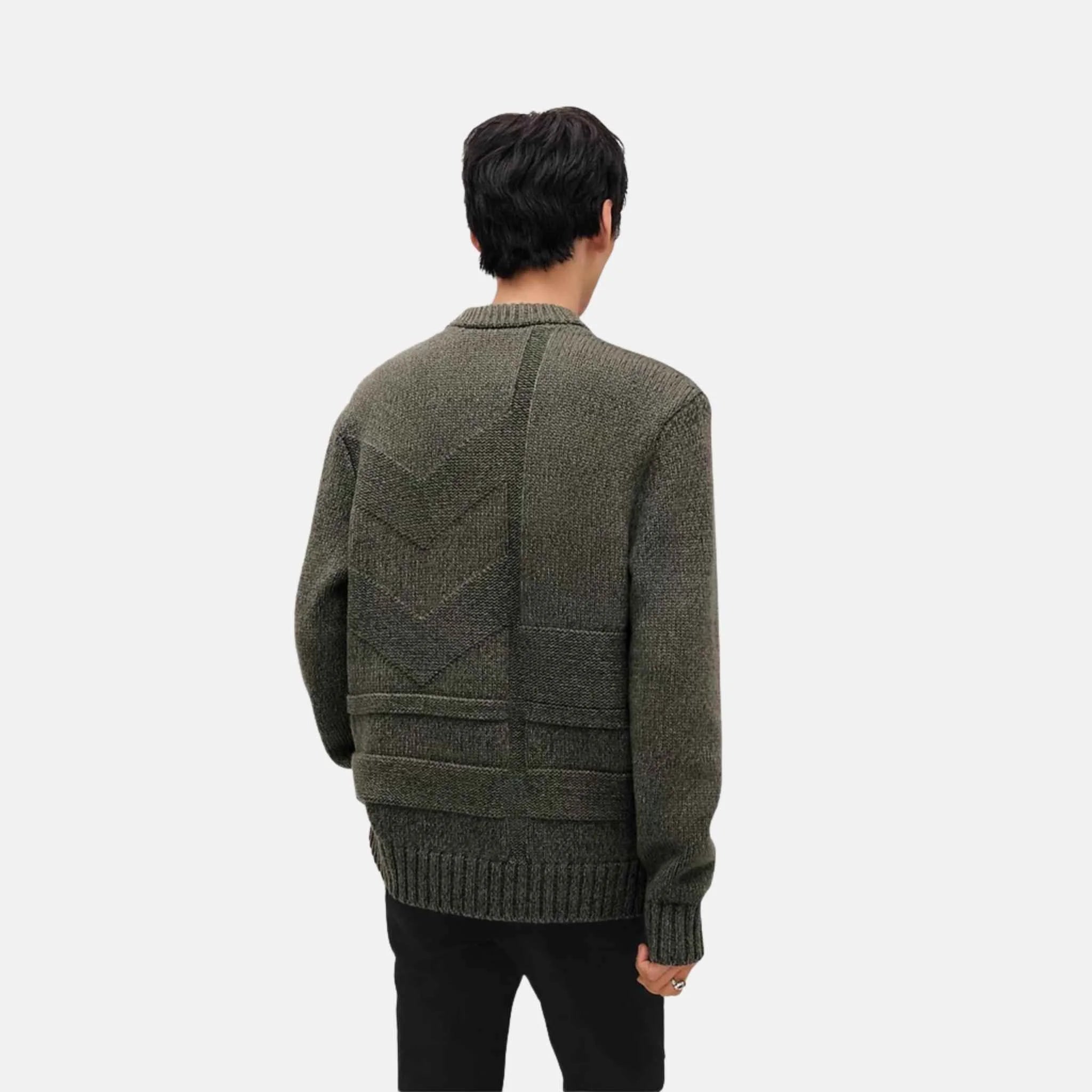 Hermes Maxi Casaque Round Neck Sweater, Back