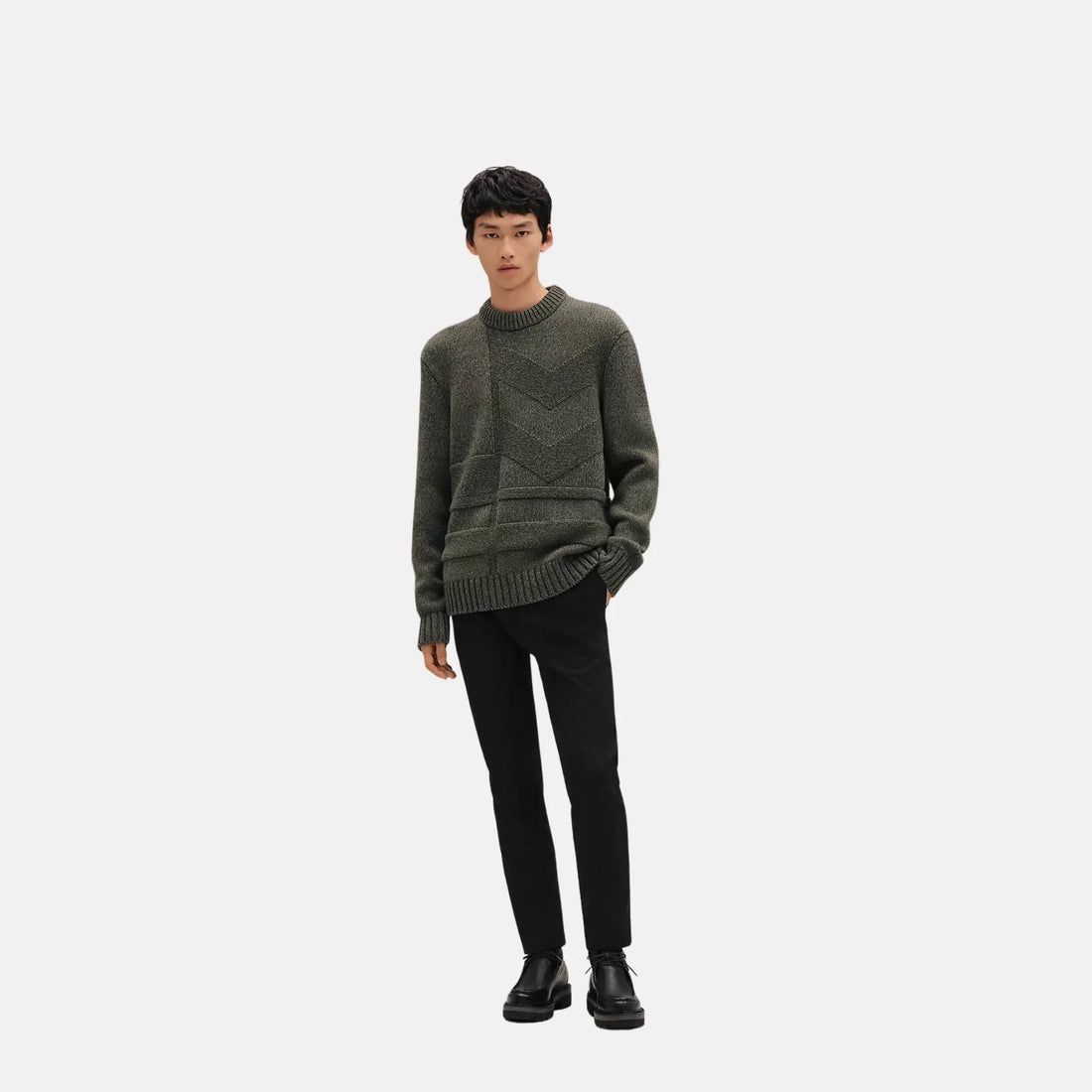 Hermes Maxi Casaque Round Neck Sweater, Front