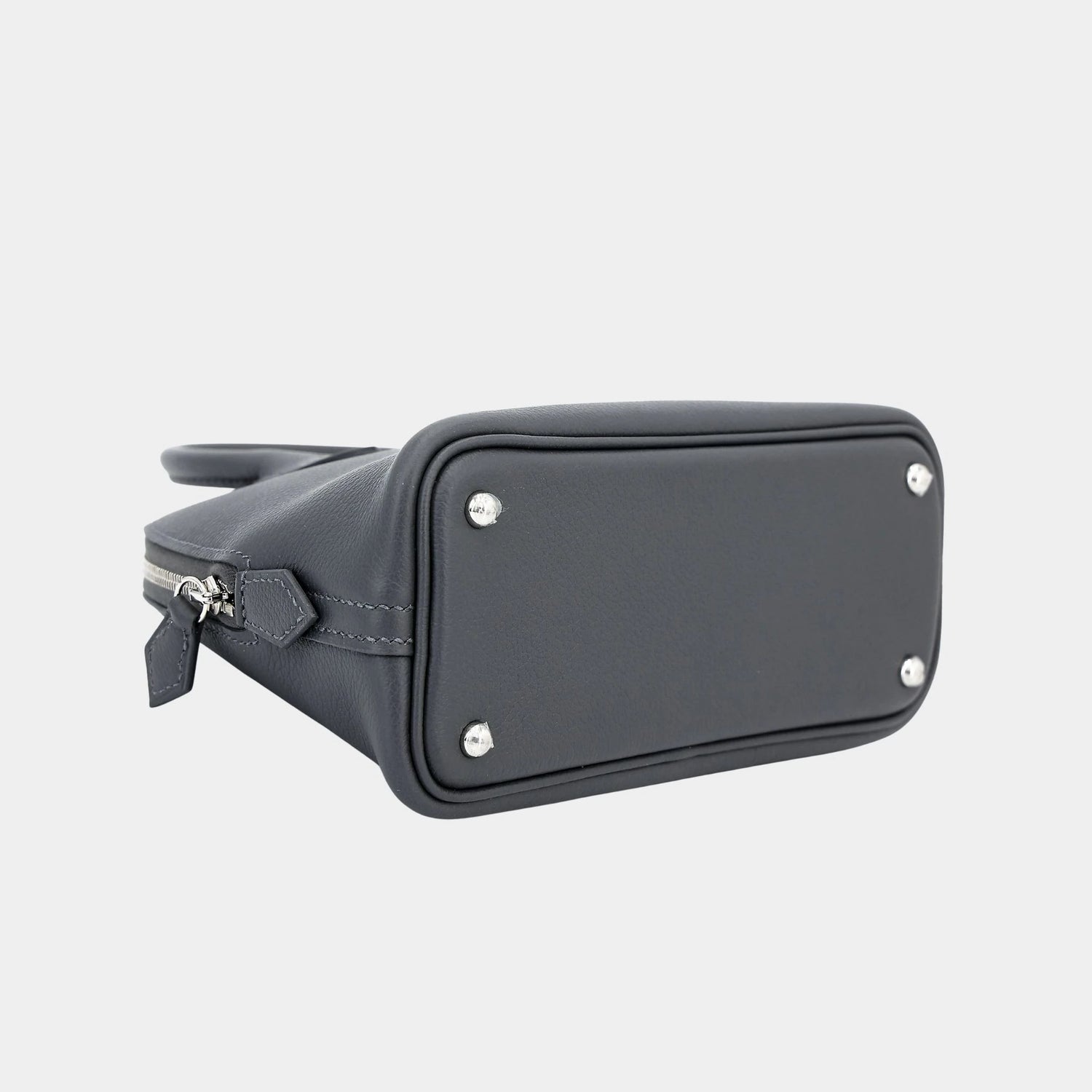 Hermes Mini Bolide Evercolor Ardoise PHW, Bottom