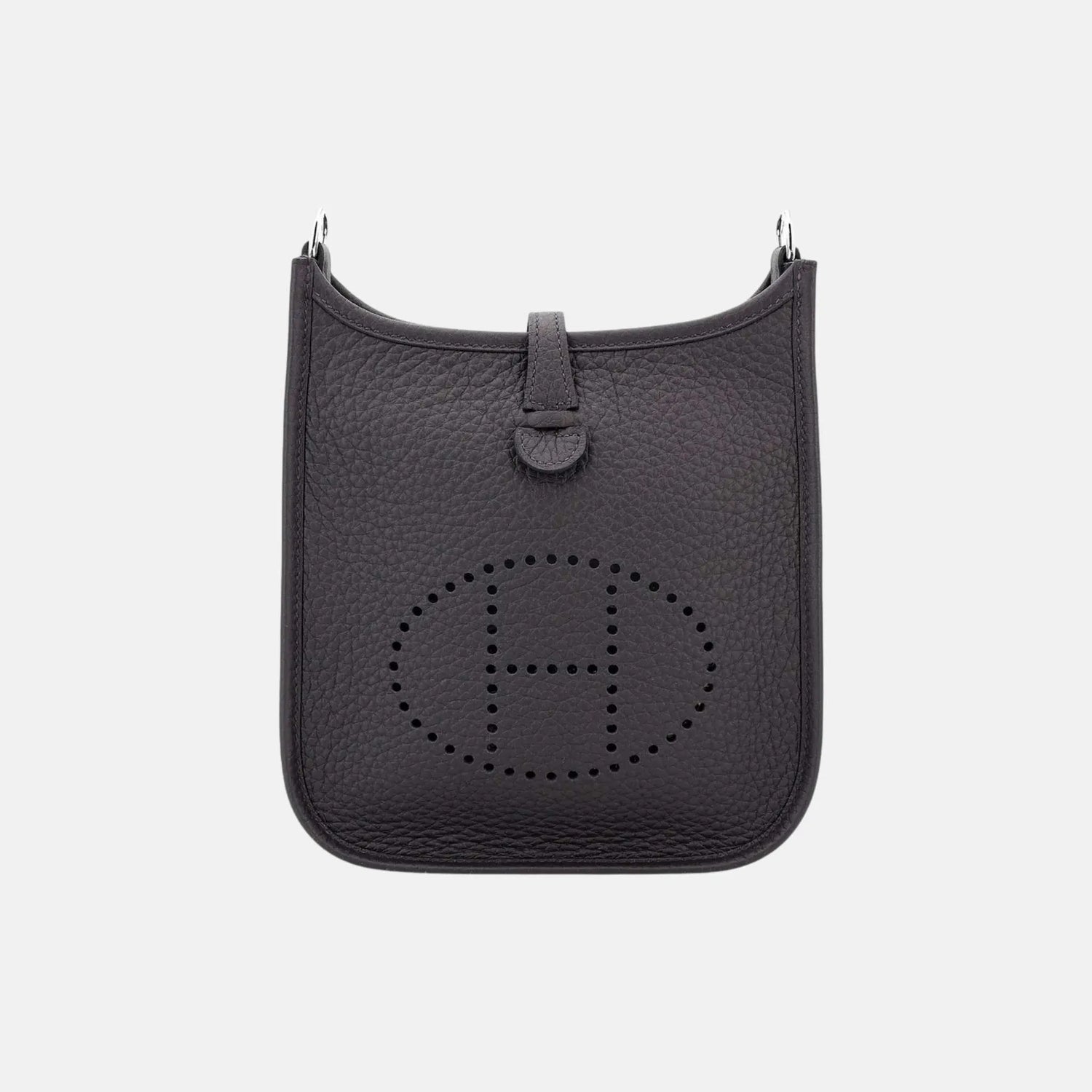 Hermes Mini Evelyne TPM Amazone 112 Clemence Prunoir PHW, Front