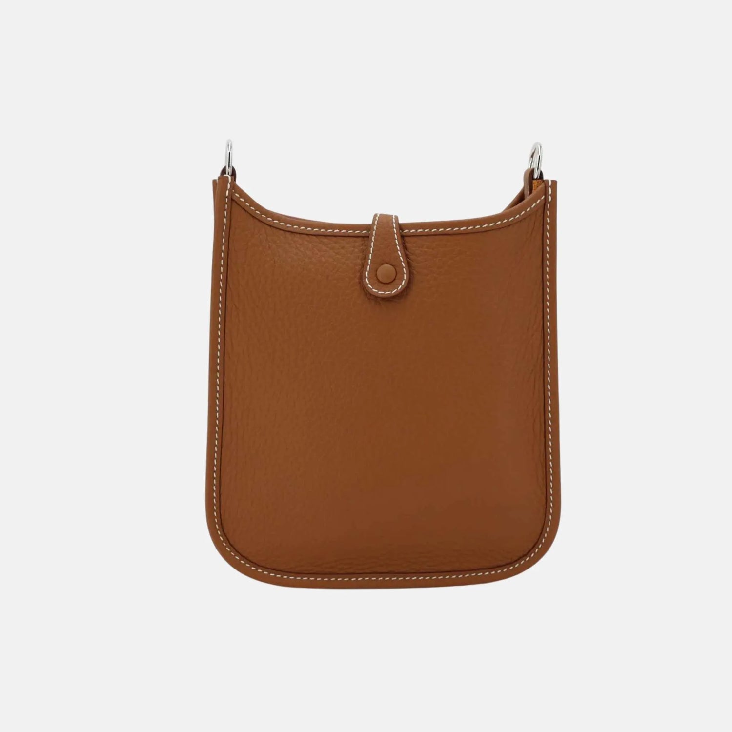 Hermes Mini Evelyne TPM Amazone 112 Clemence Wool Gold PHW, Back