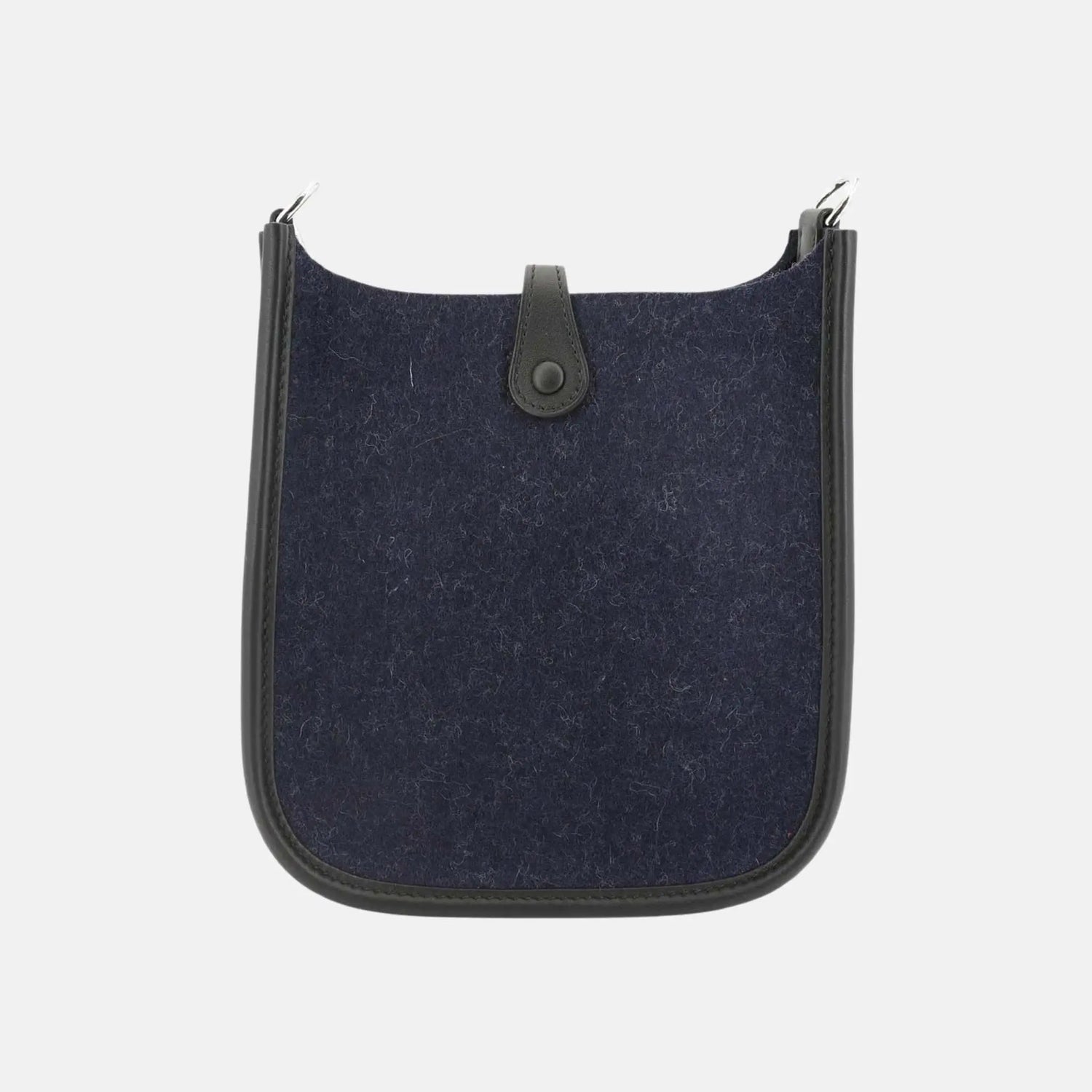 Hermes Mini Evelyne TPM Amazone 112 Swift/Feutre Bleu Nuit - Black PHW, Back