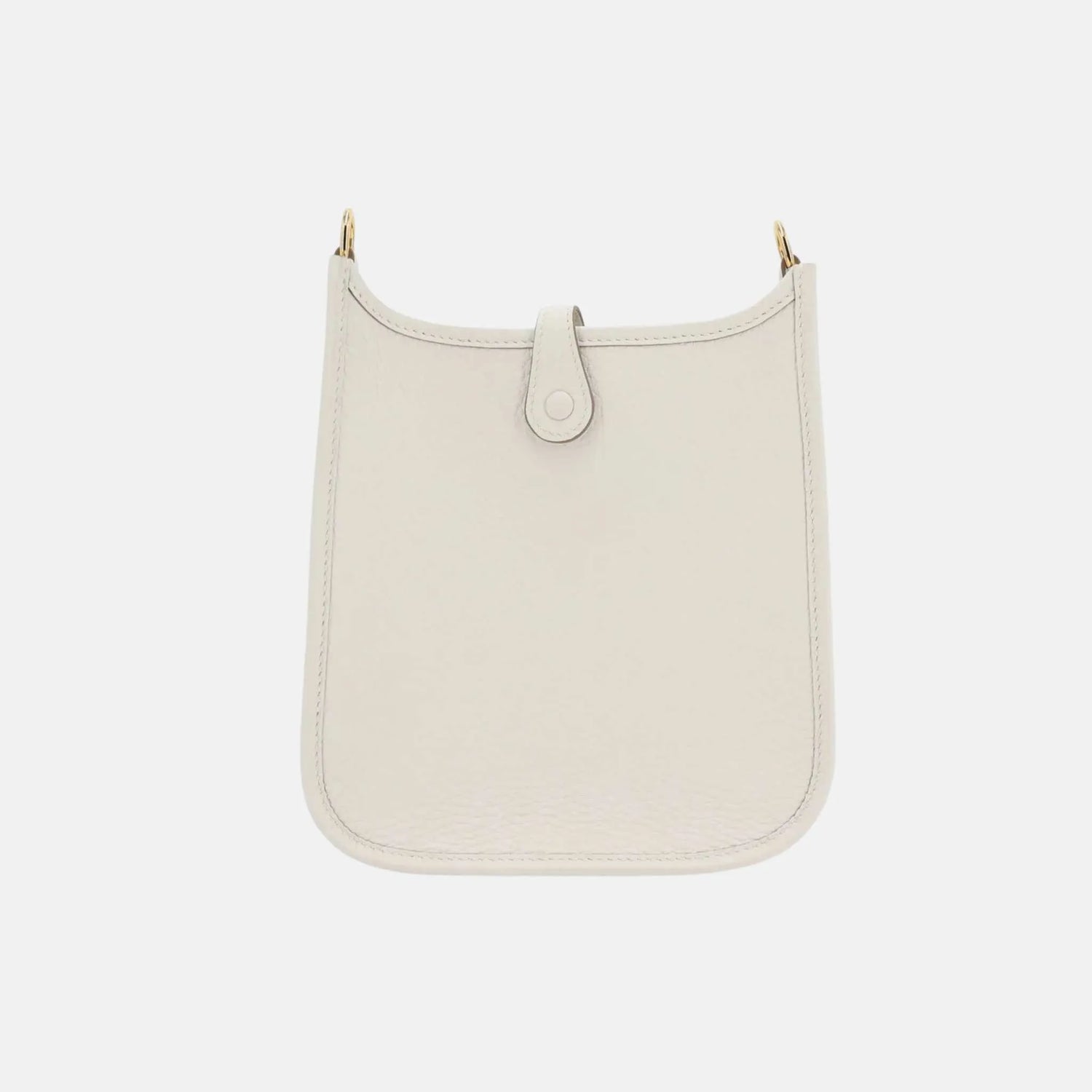 Hermes Mini Evelyne TPM Amazone 89 Clemence Gris Pale GHW, Back