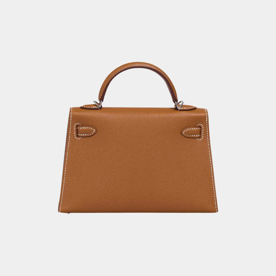Hermes Mini Kelly ذهبي PHW، الجهة الخلفية
