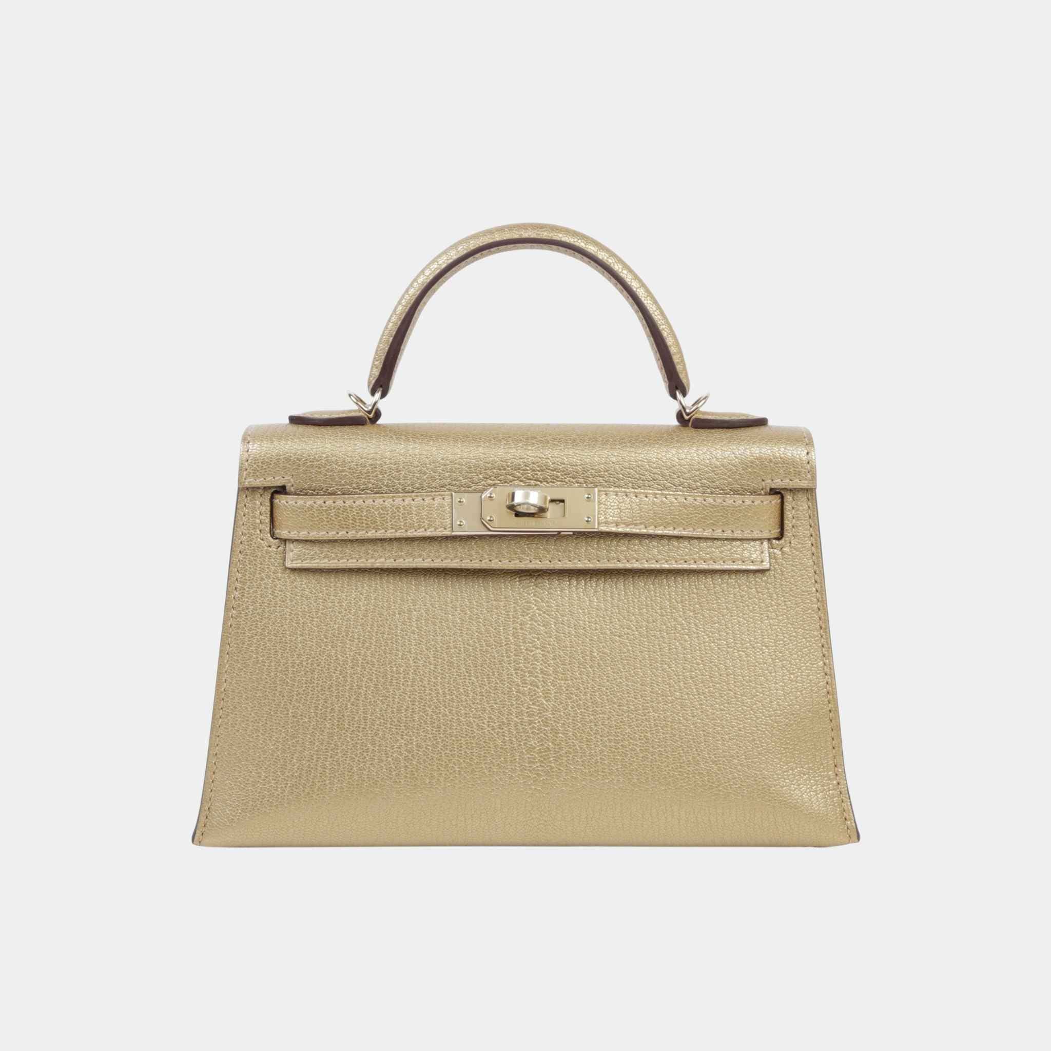 Hermes Mini Kelly II Chamkila Dore PBHW, Front