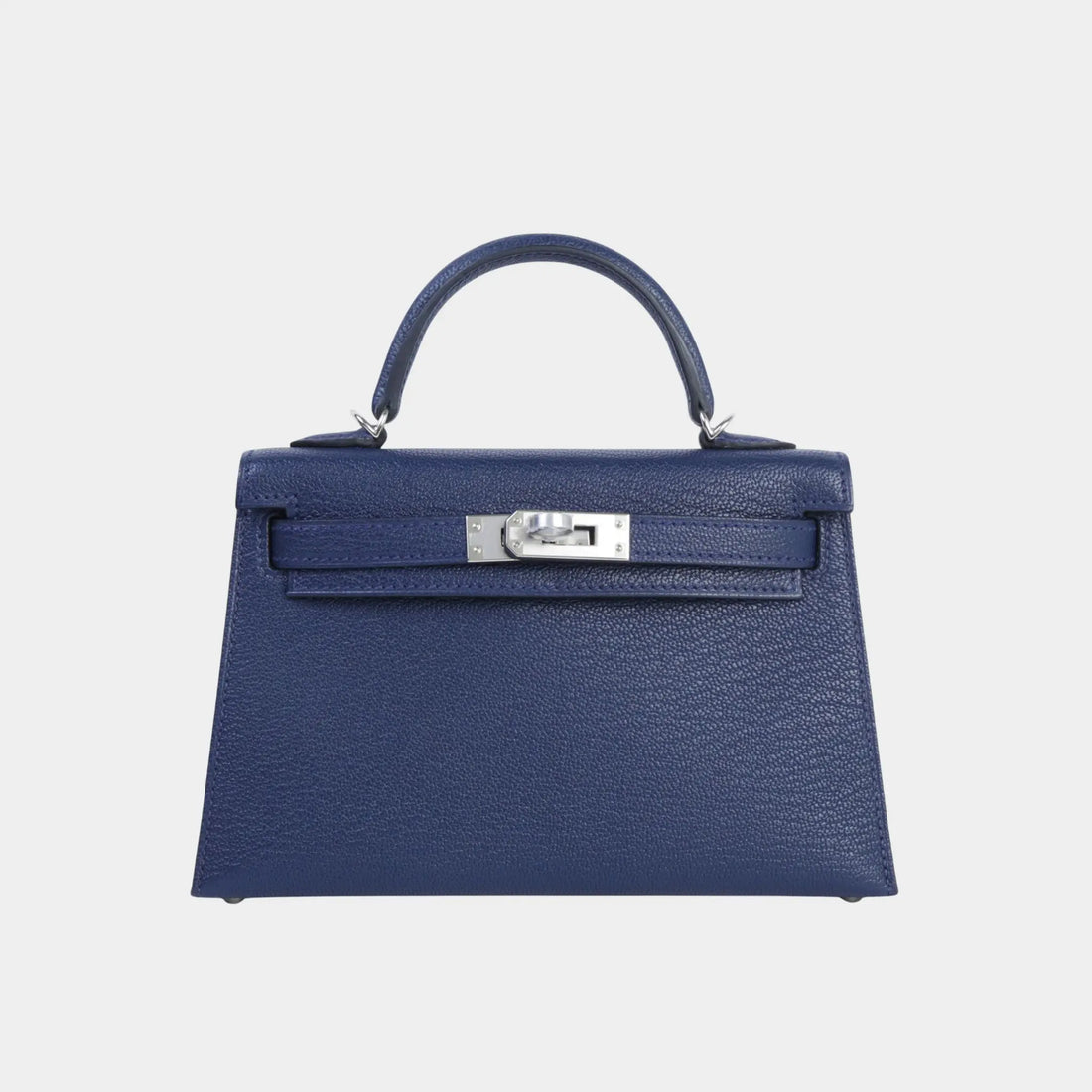 Hermes Mini Kelly II Chevre Black GHW, Front