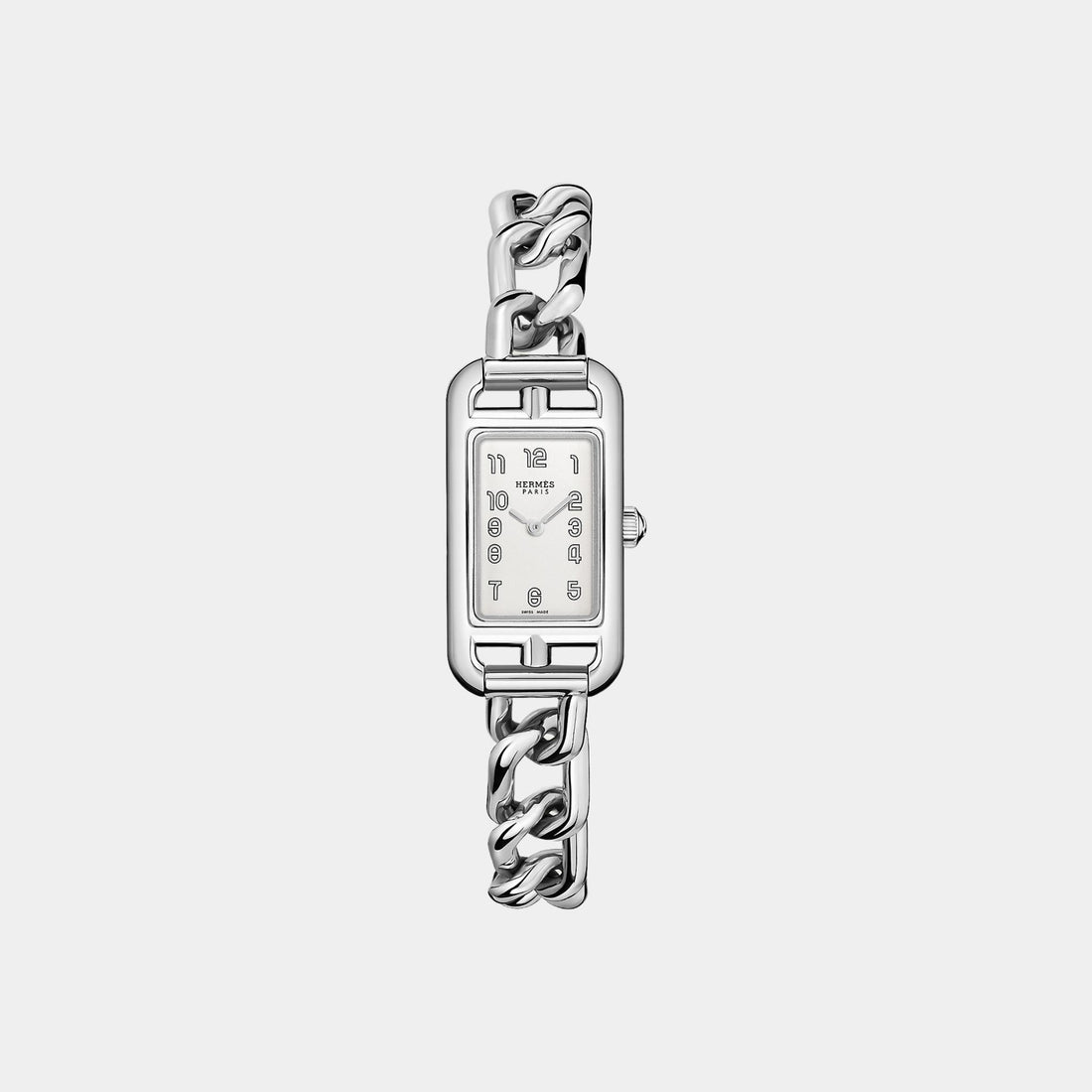 Hermes Nantucket 29 mm Watch With Steel Bracelet