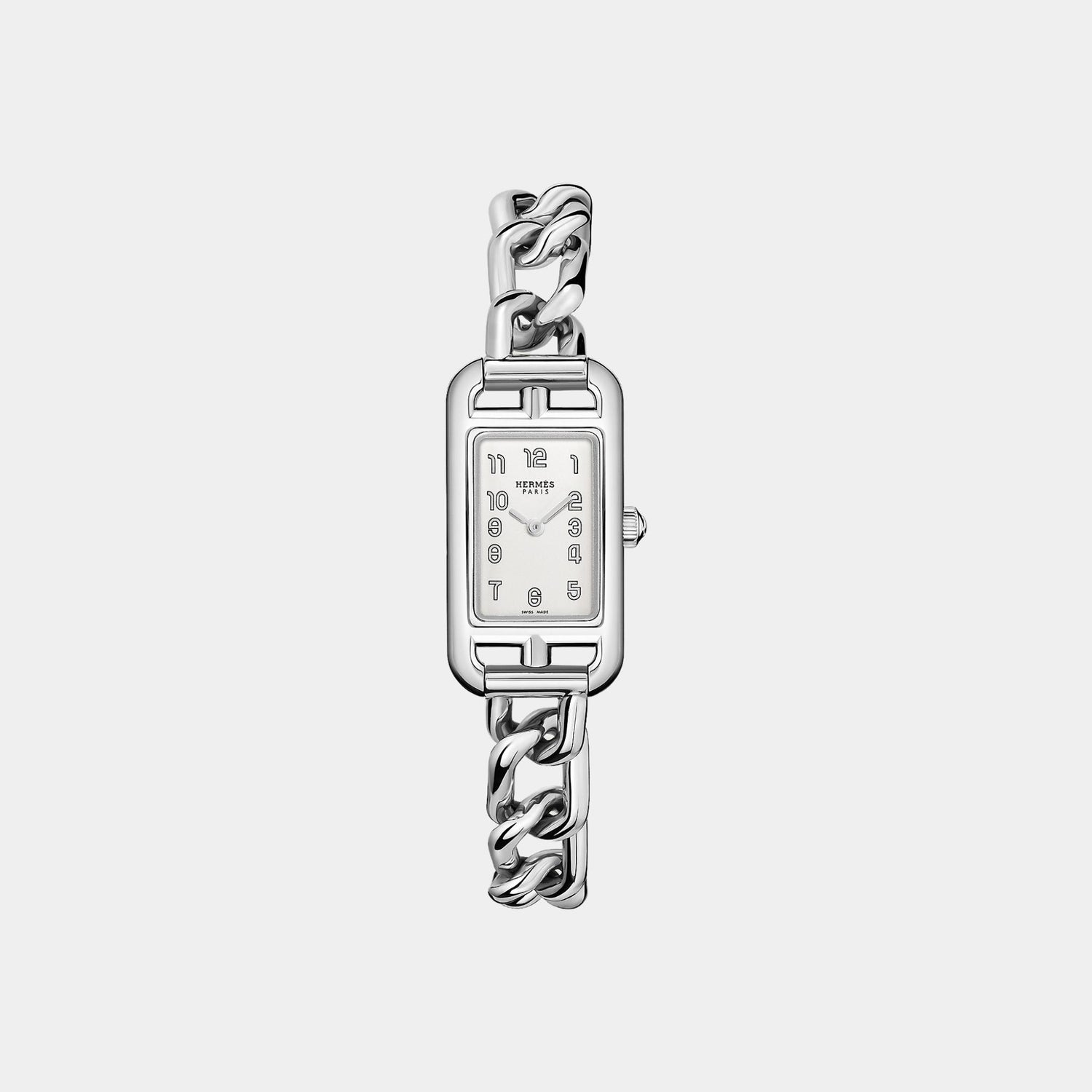 Hermes Nantucket 29 mm Watch With Steel Bracelet