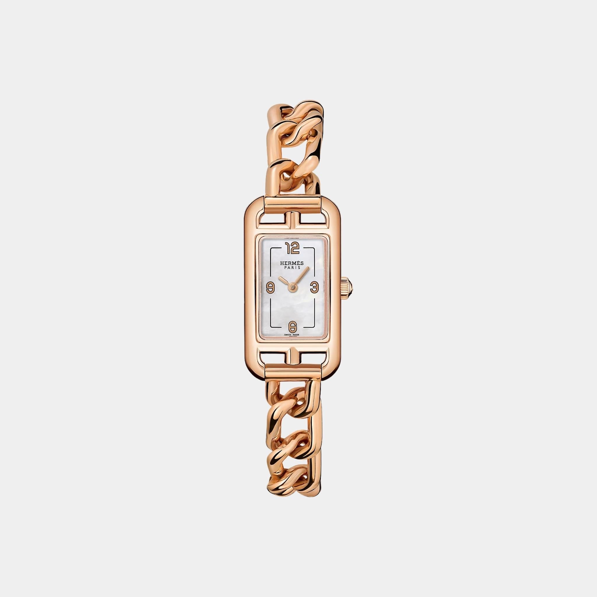 Hermes Nantucket Rose Gold 29 mm Watch