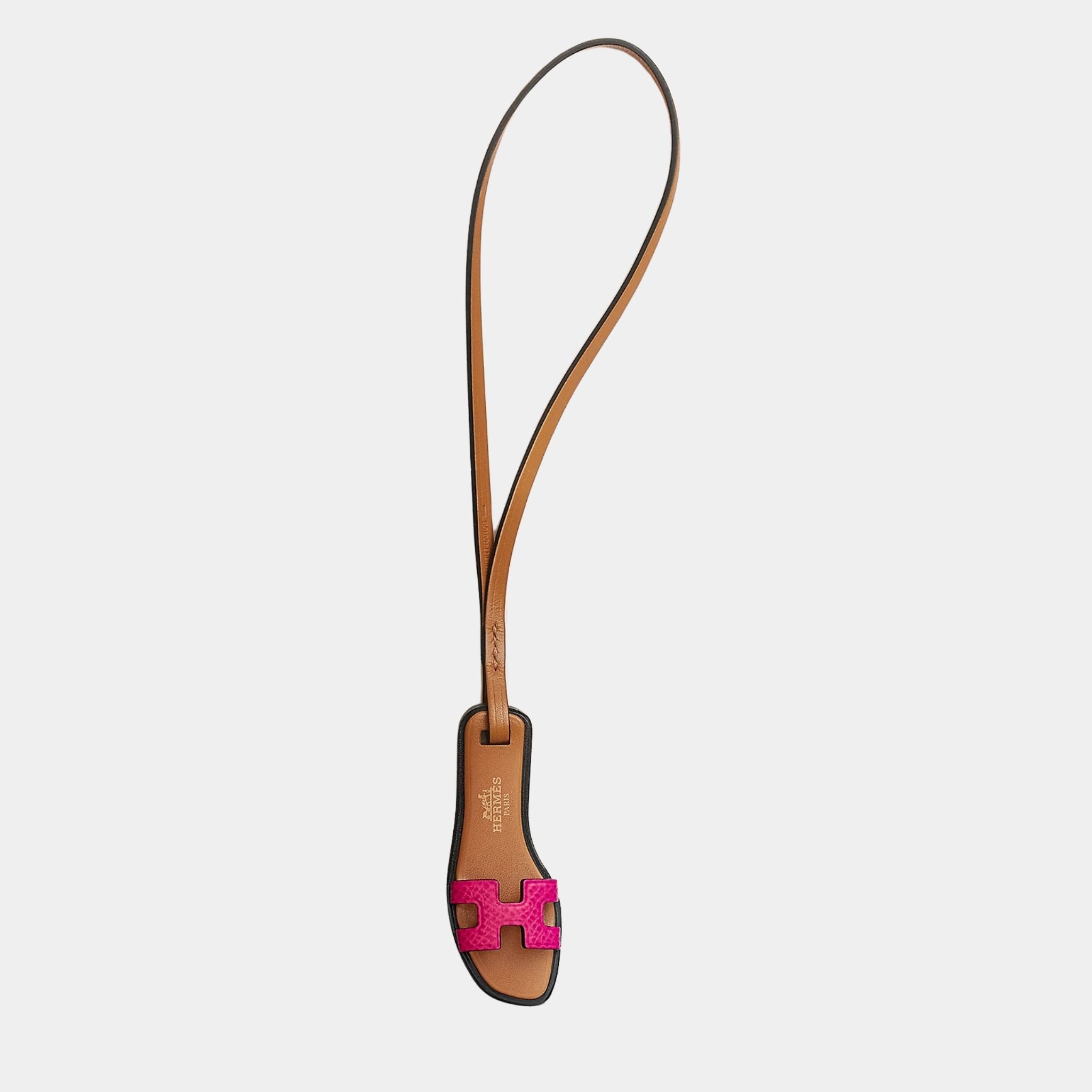 Hermes Oran Nano Charm, Framboise