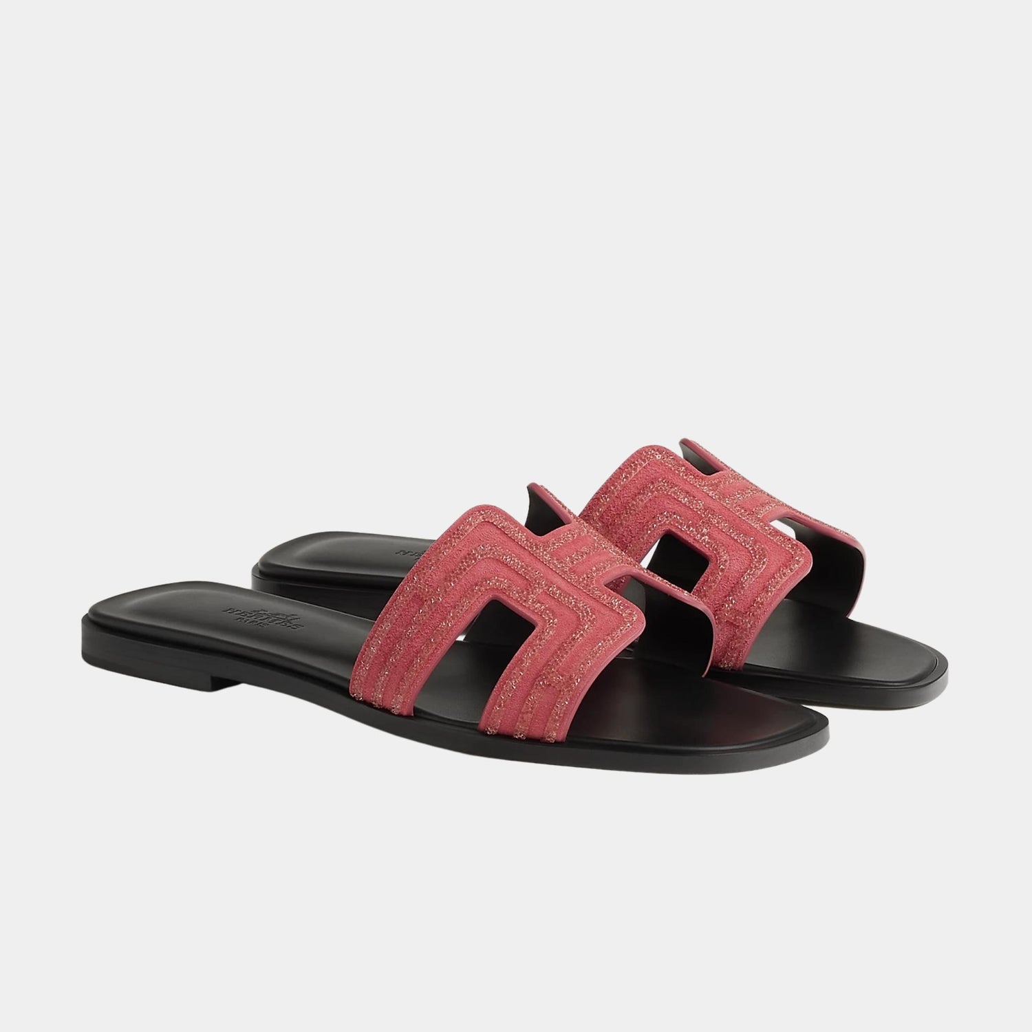 Hermes Oran Sandal Arcane, Rose Amarante, Front