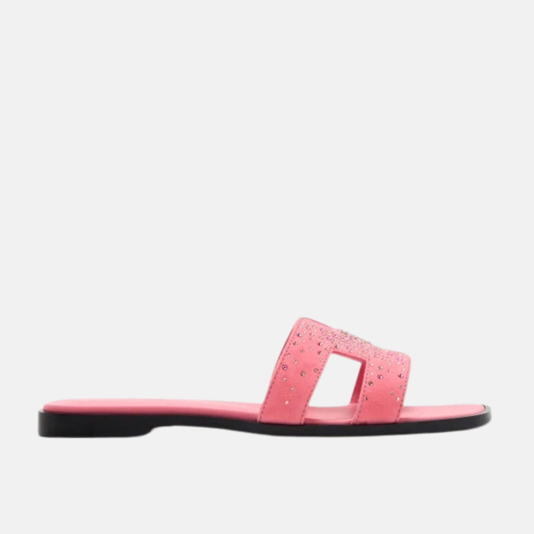 Hermes Oran Sandals With Dazzling Rhinestones, Side