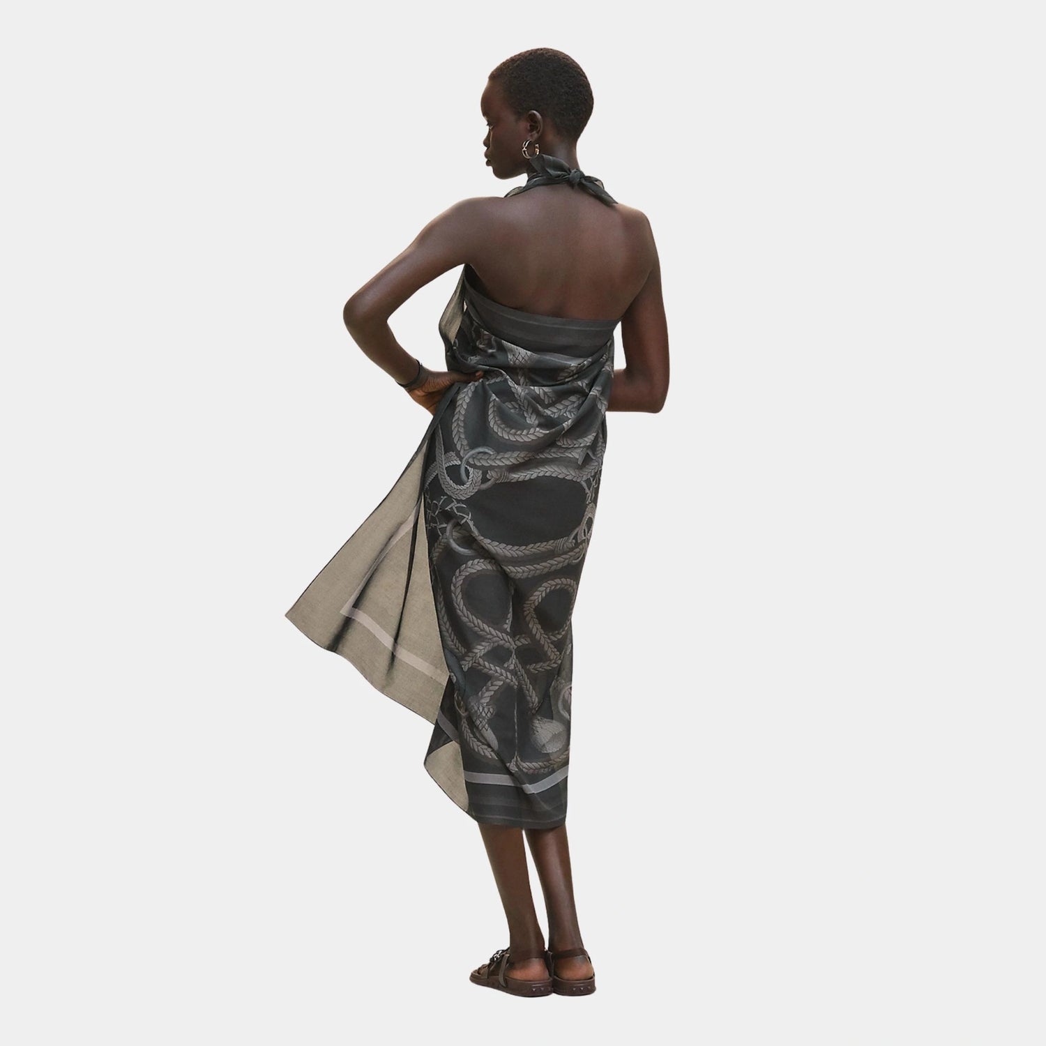 Hermes Palefroi Remix Maxi Pareo, Back