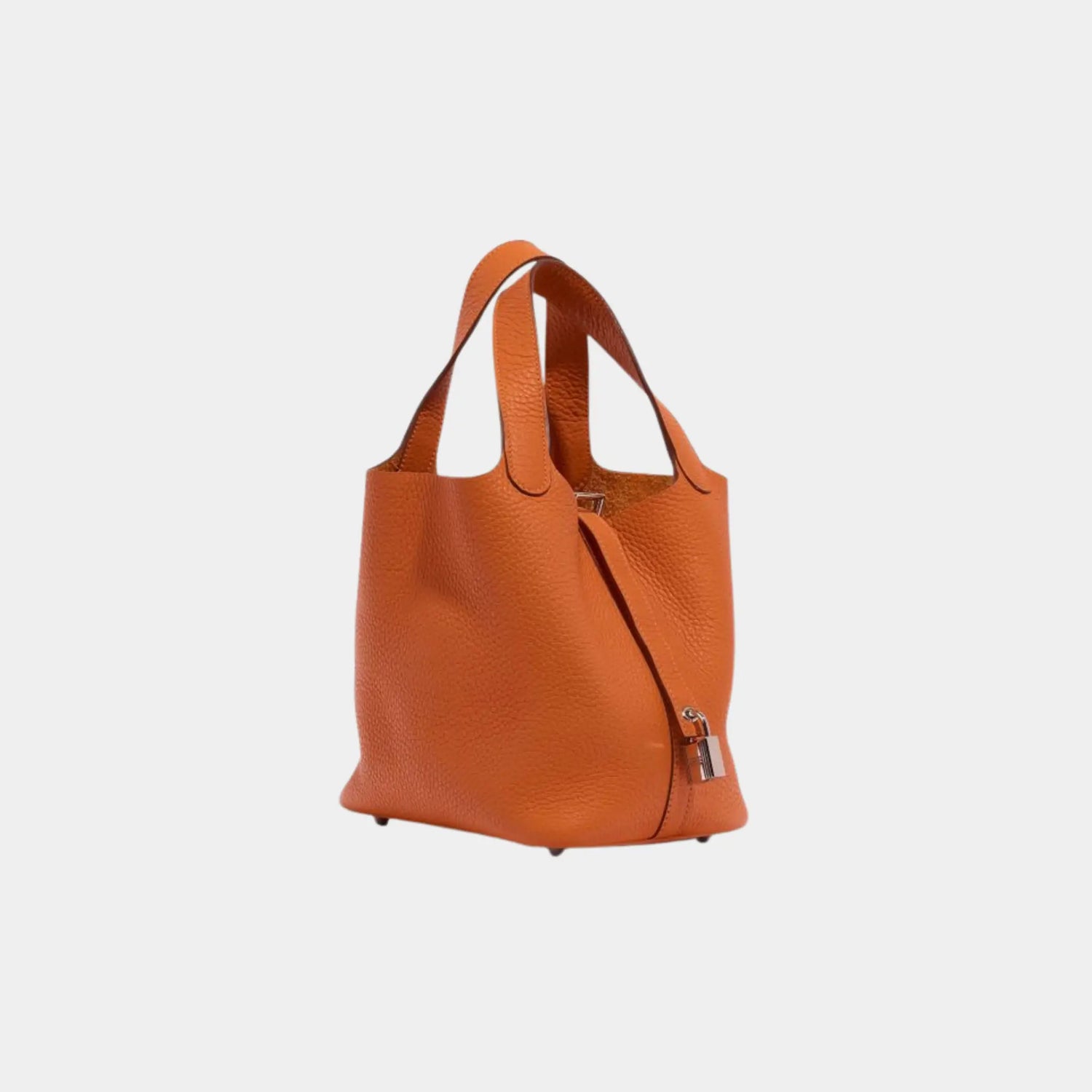 Hermes Picotin 18 Clemence Orange PHW, Side 