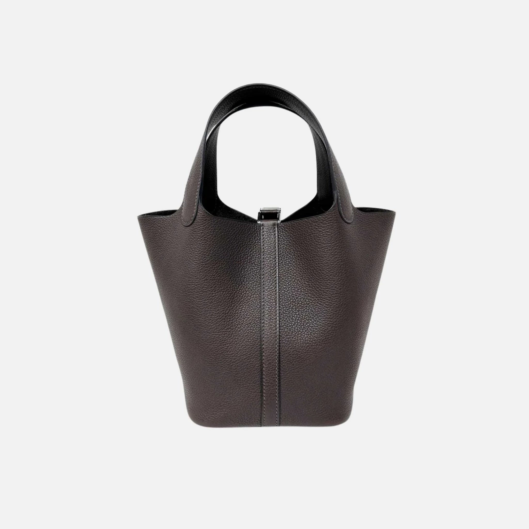Hermes Picotin 18 Ebene Faubourg Barenia PHW, Back