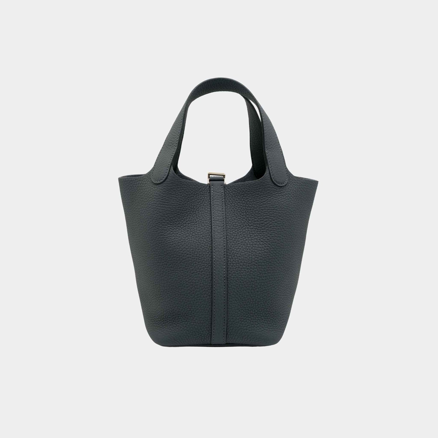 Hermes Picotin 18 Gris Misty PBHW, Back