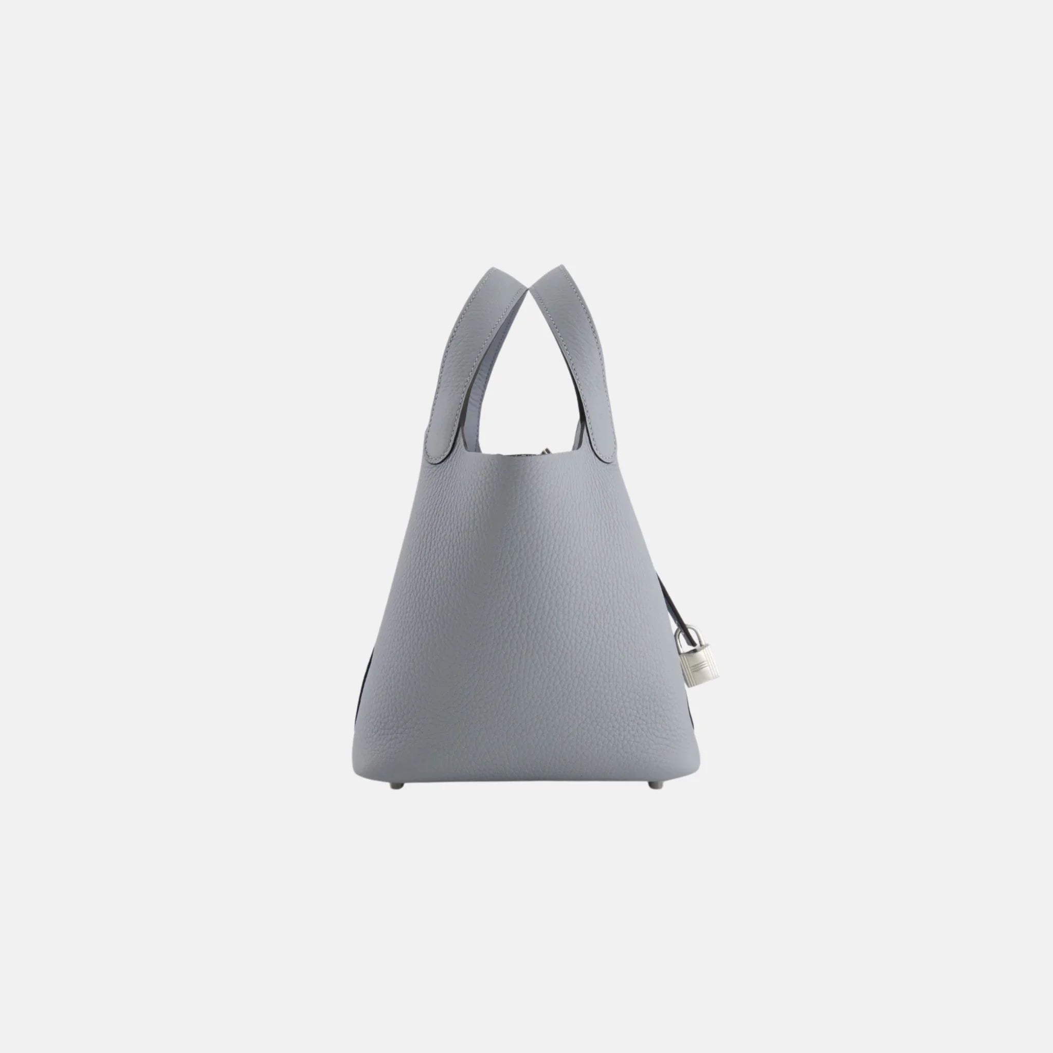 Hermes Picotin 18 Gris Pantin Clemence PHW, Side