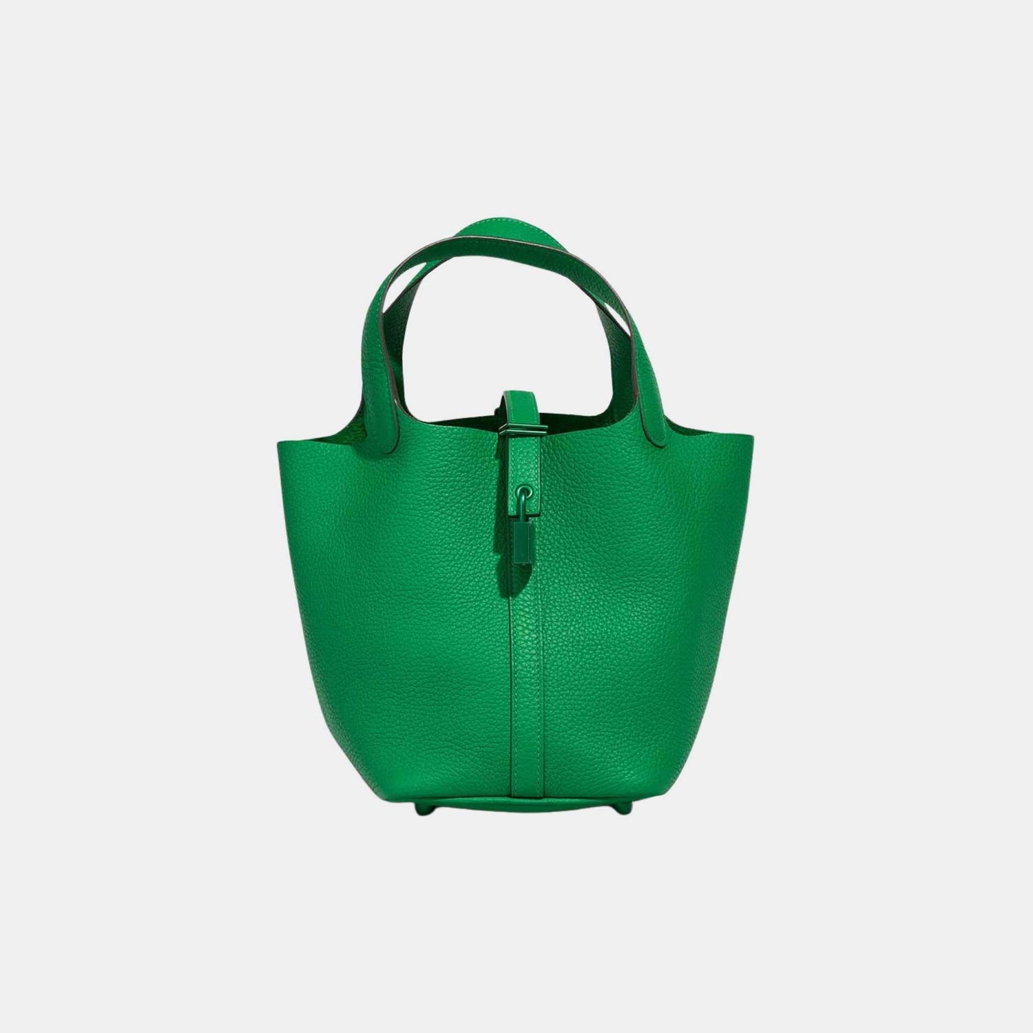 Hermes Picotin 18 Taurillon Clemence Bambou, Front