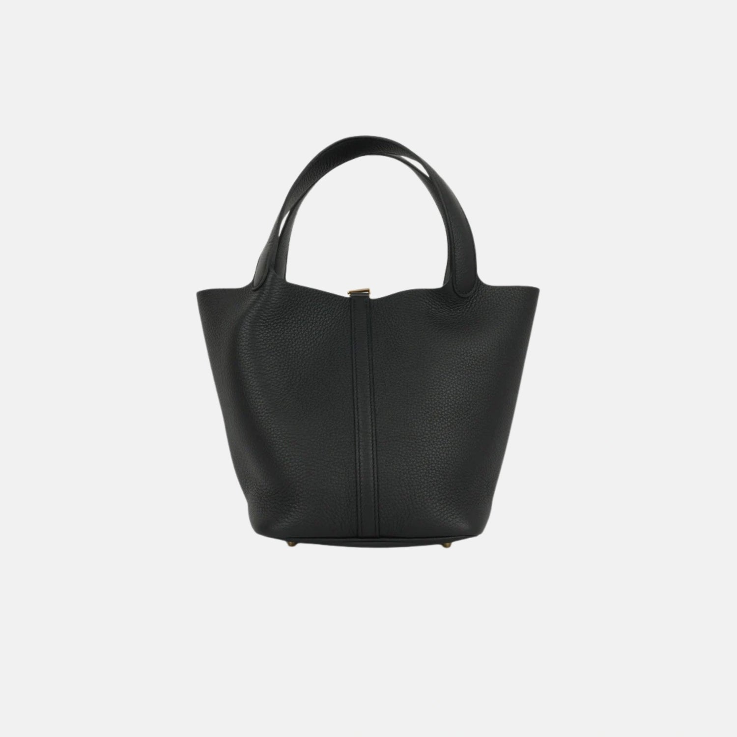Hermes Picotin 22 Black Clemence GHW, Back