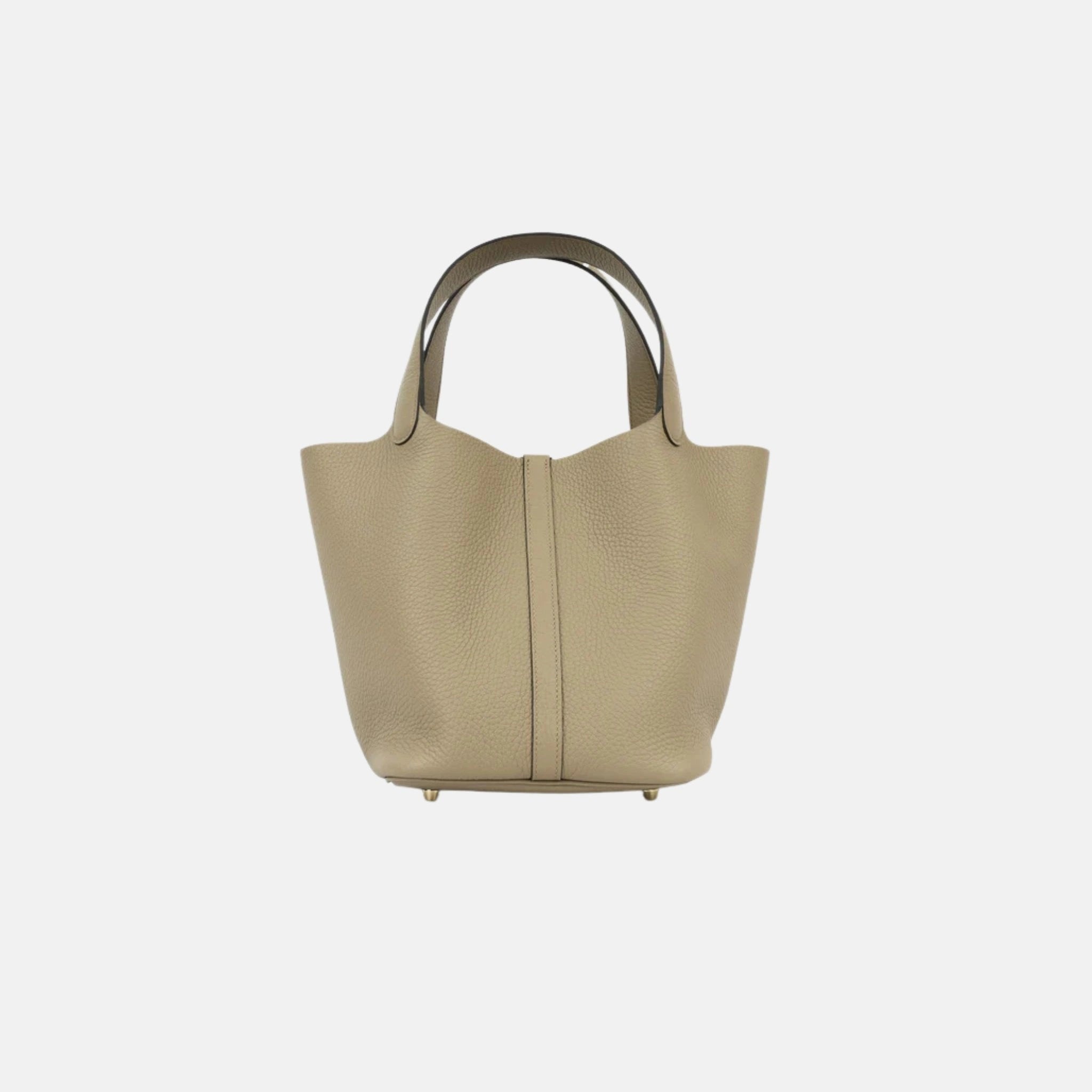 Hermes Picotin 22 Clemence Beige Marfa GHW, Back