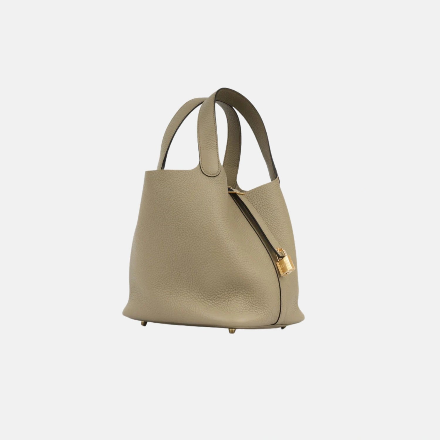 Hermes Picotin 22 Clemence Beige Marfa GHW, Side