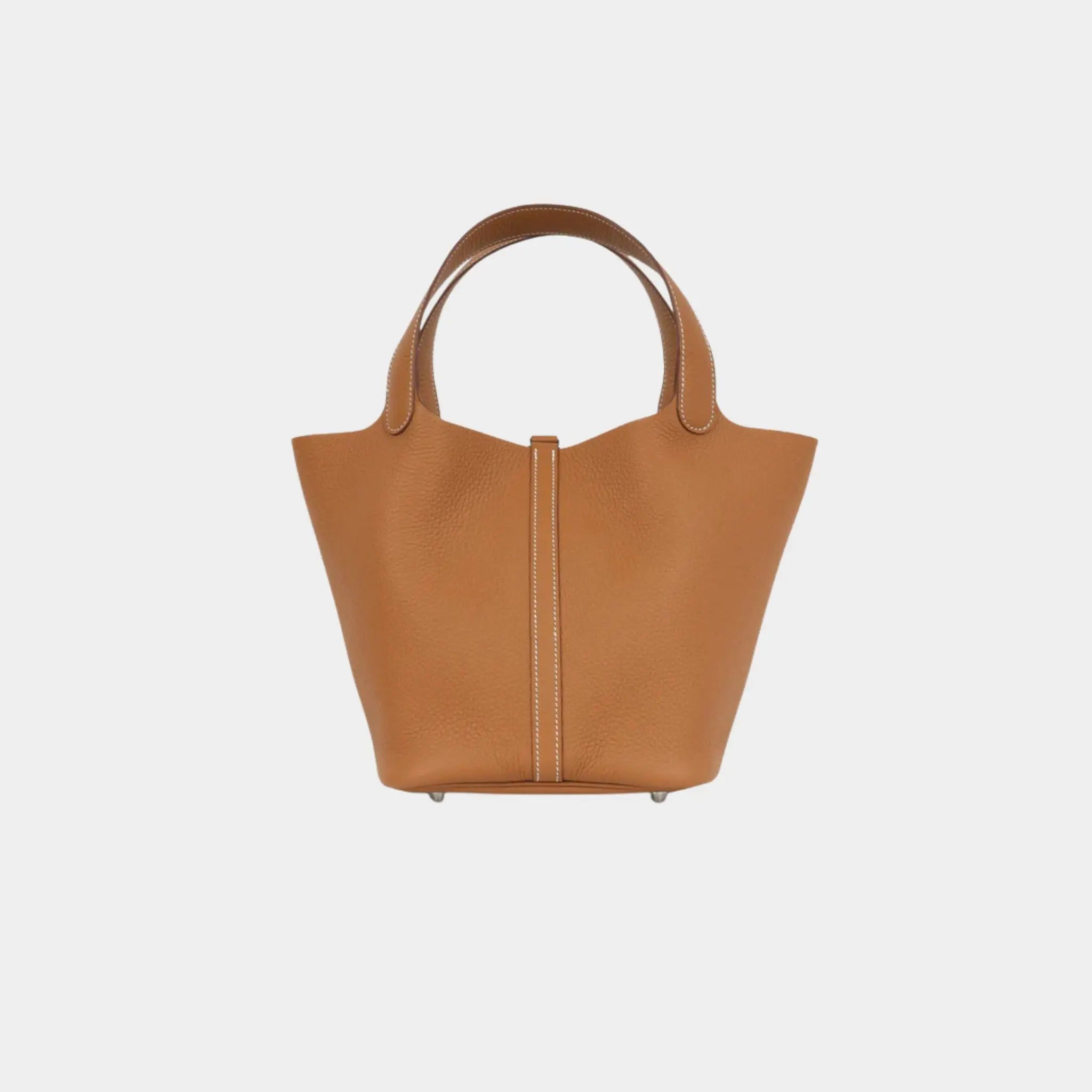 Hermes Picotin 22 Taurillon Clemence Gold PHW, Back 