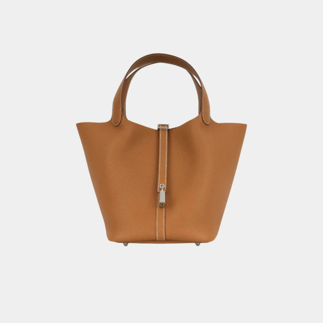 Hermes Picotin 22 Taurillon Clemence Gold PHW, Front 