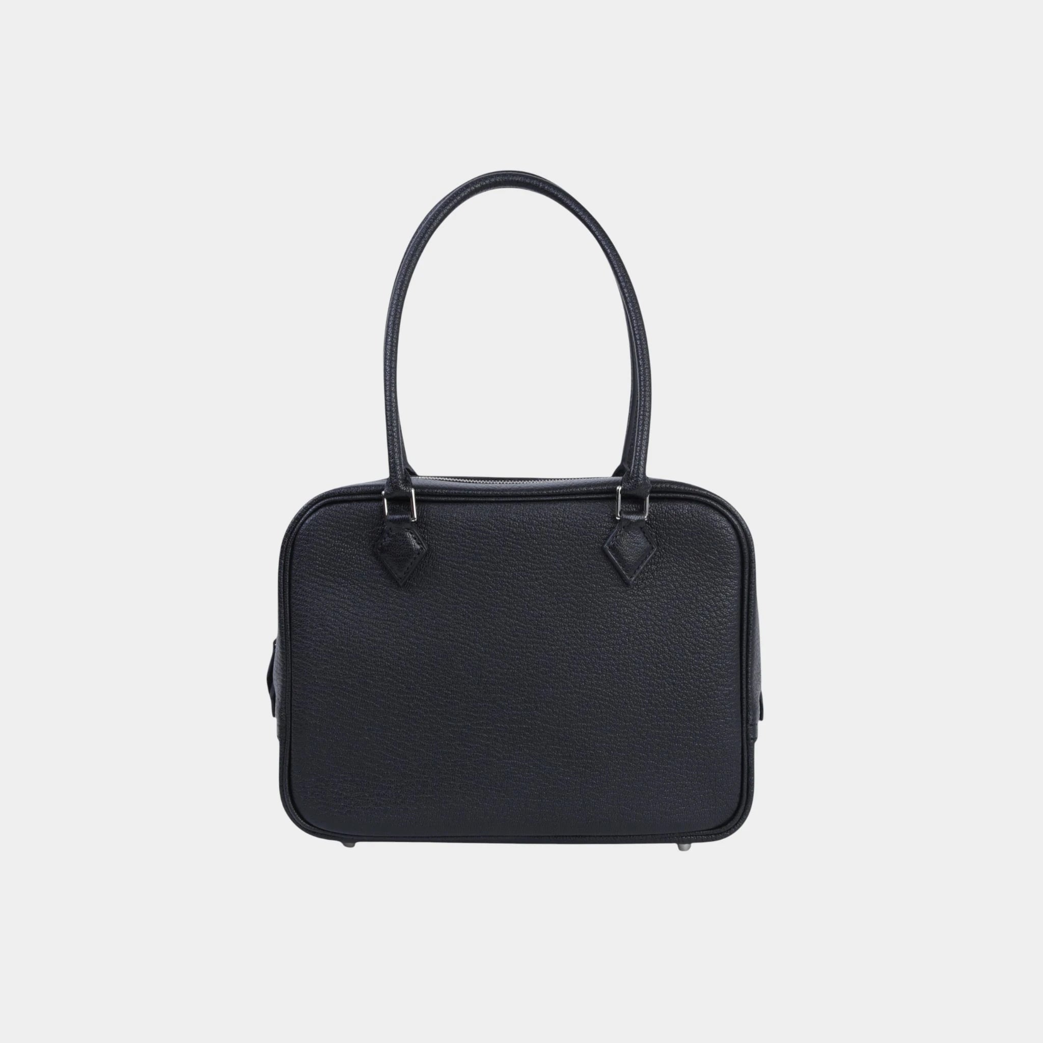 Hermes Plume Mini Black PHW, Front