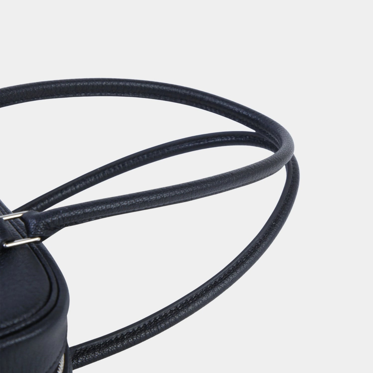 Hermes Plume Mini Black PHW, Handle 