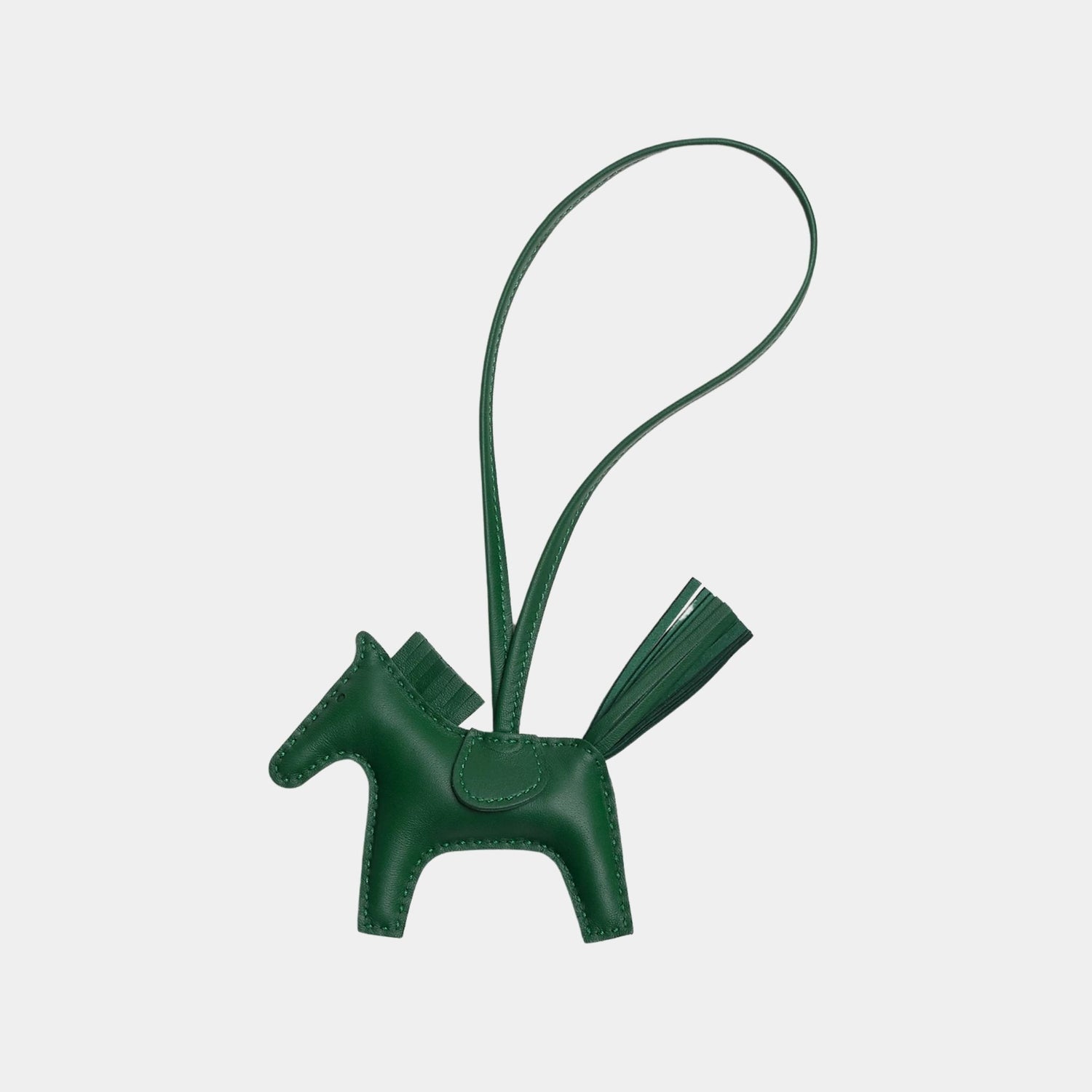 Hermes Rodeo PM Charm, Vert Moyen