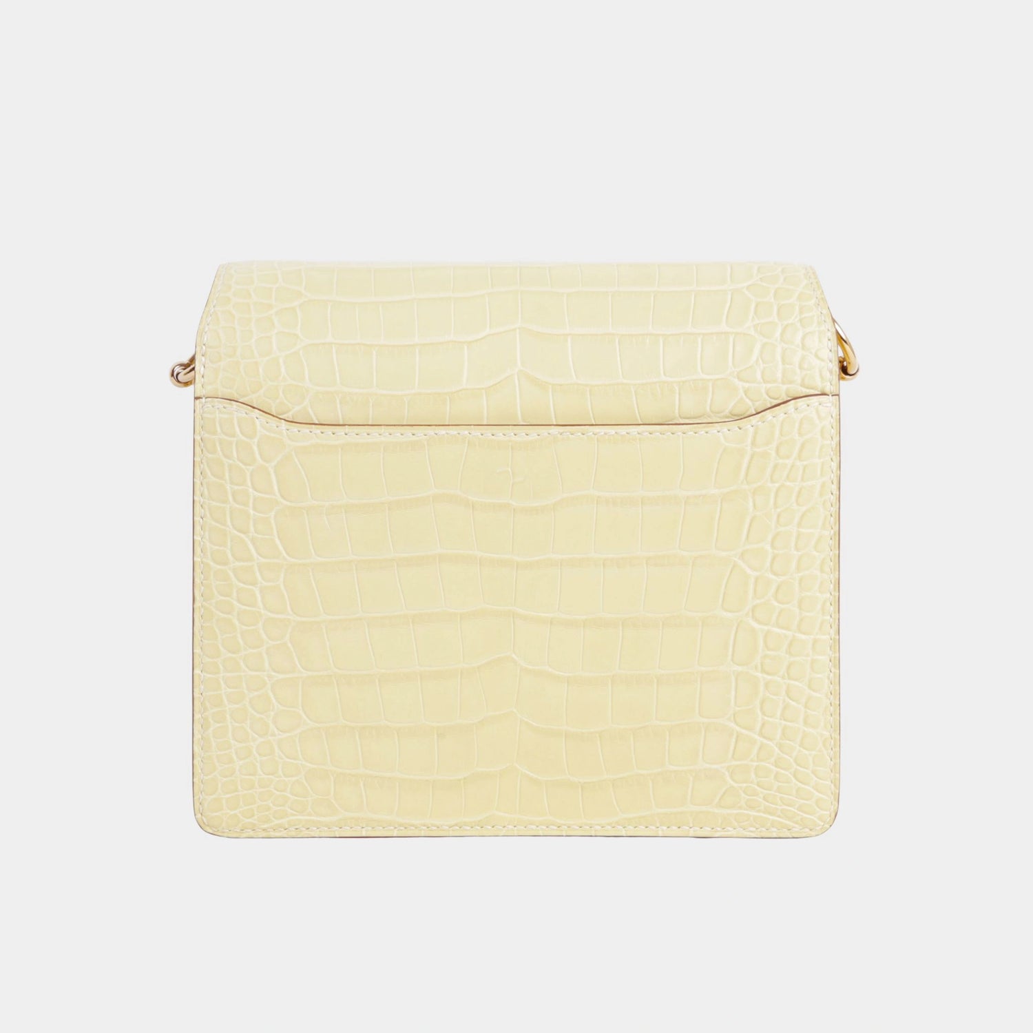 Hermes Roulis Mini Matte Alligator Vanille PBHW, Back