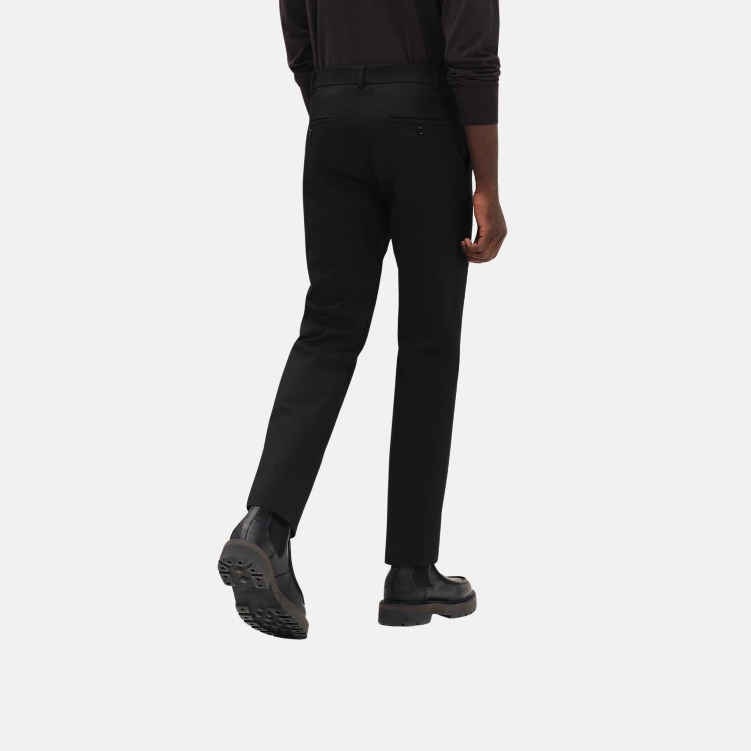 Hermes Saint Germain Fitted Pants, Noir, Back