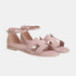 Hermes Santorini Sandals Pink Cancan, Front and Side