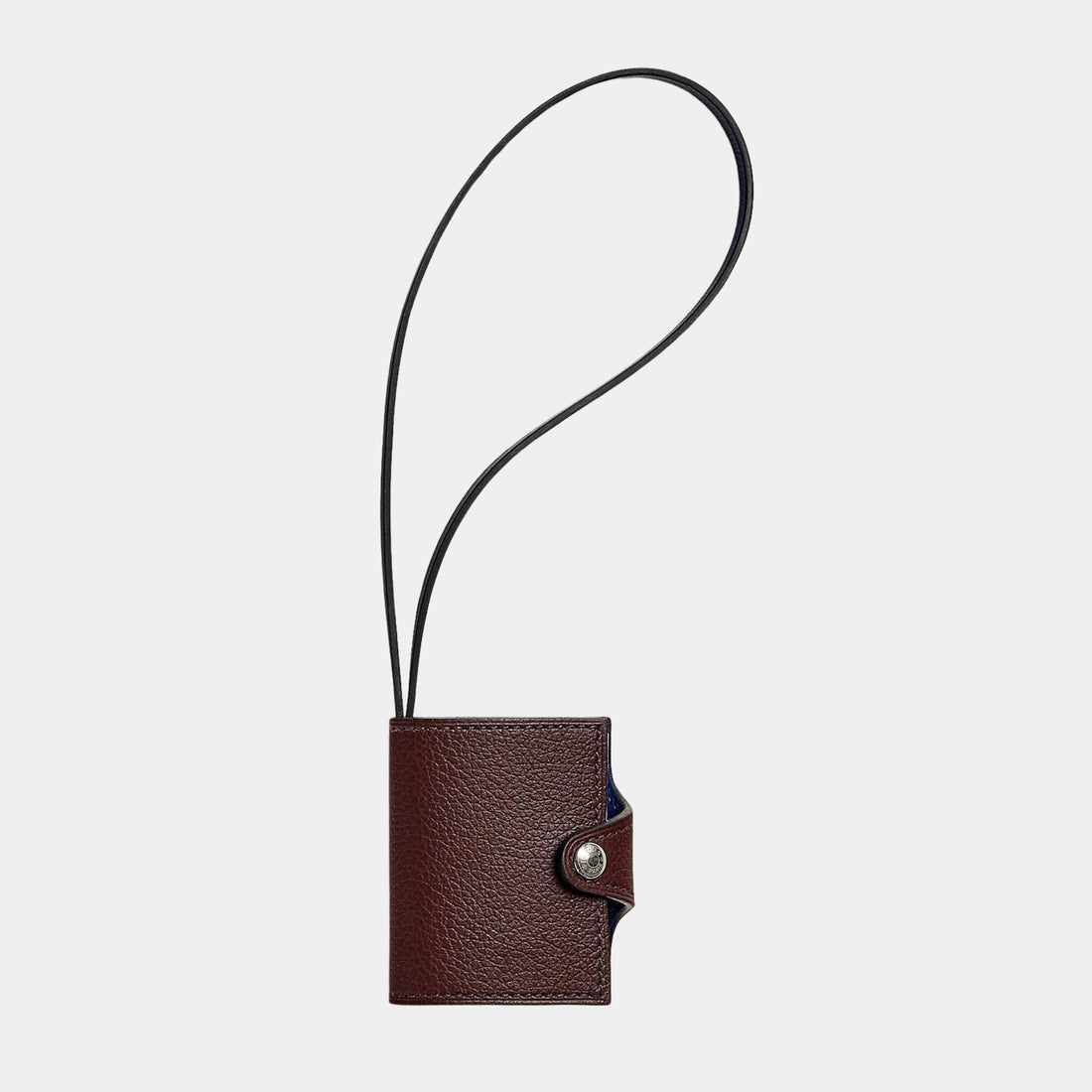Hermes Ulysse Nano Charm in Evercolor Calfskin, Rouge Sellier, Front