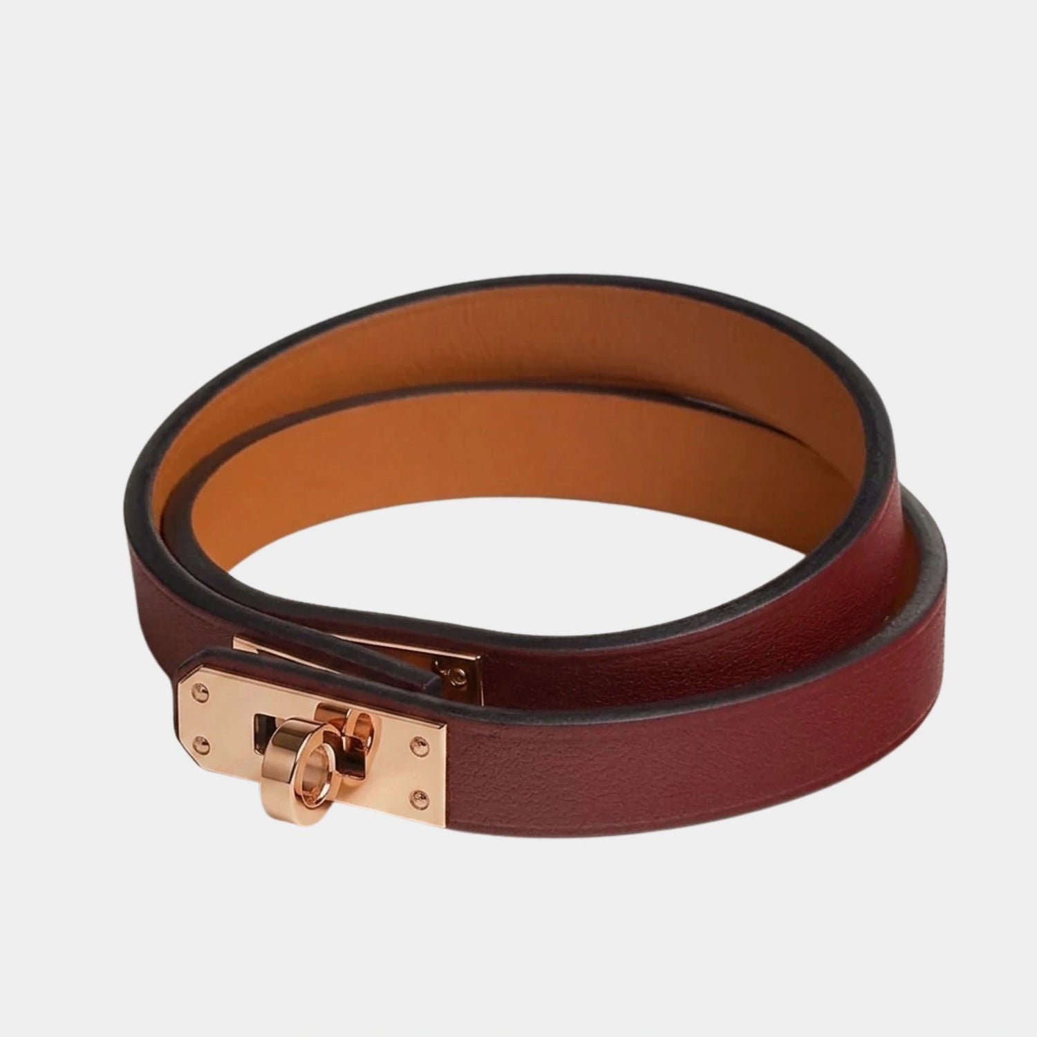Mini Kelly Double Tour Bracelet Swift Calfskin