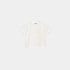 Dior Baby T-Shirt Ivory Cotton Jersey Tonal Bouclé Dior Embroidery, Front