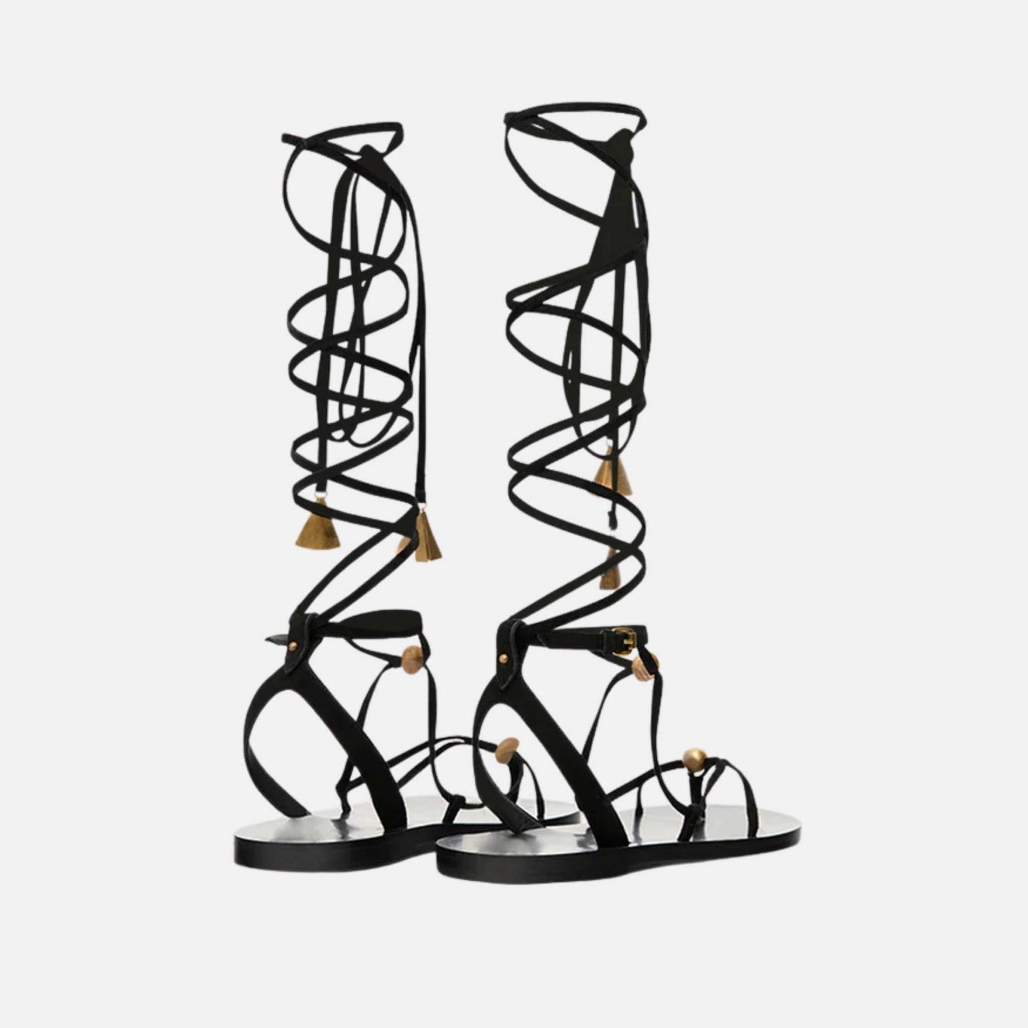 Isabel Marant Azzi High Top Sandals In Suede Leather, Back