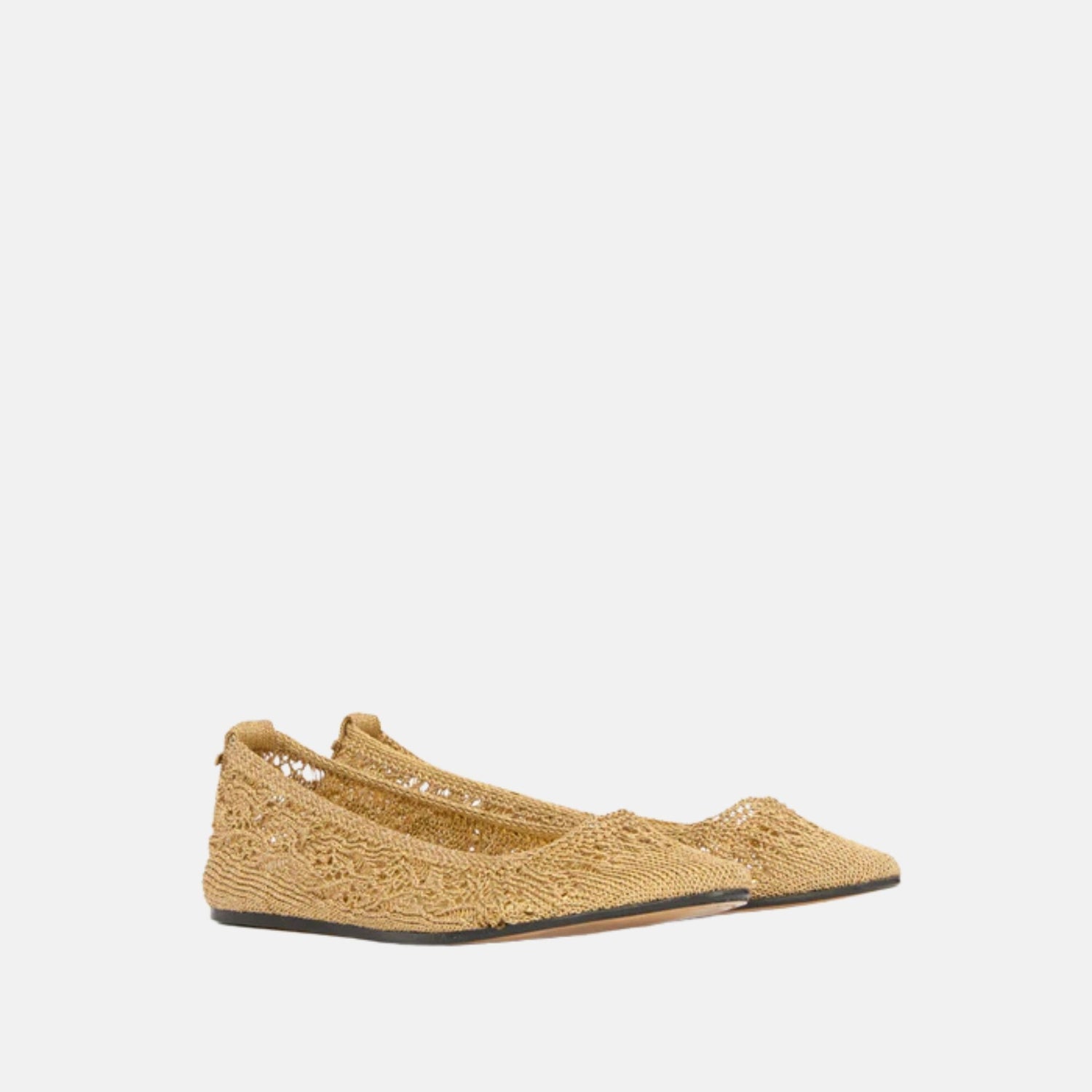 Isabel Marant Belna Crochet Ballet Flats, Front