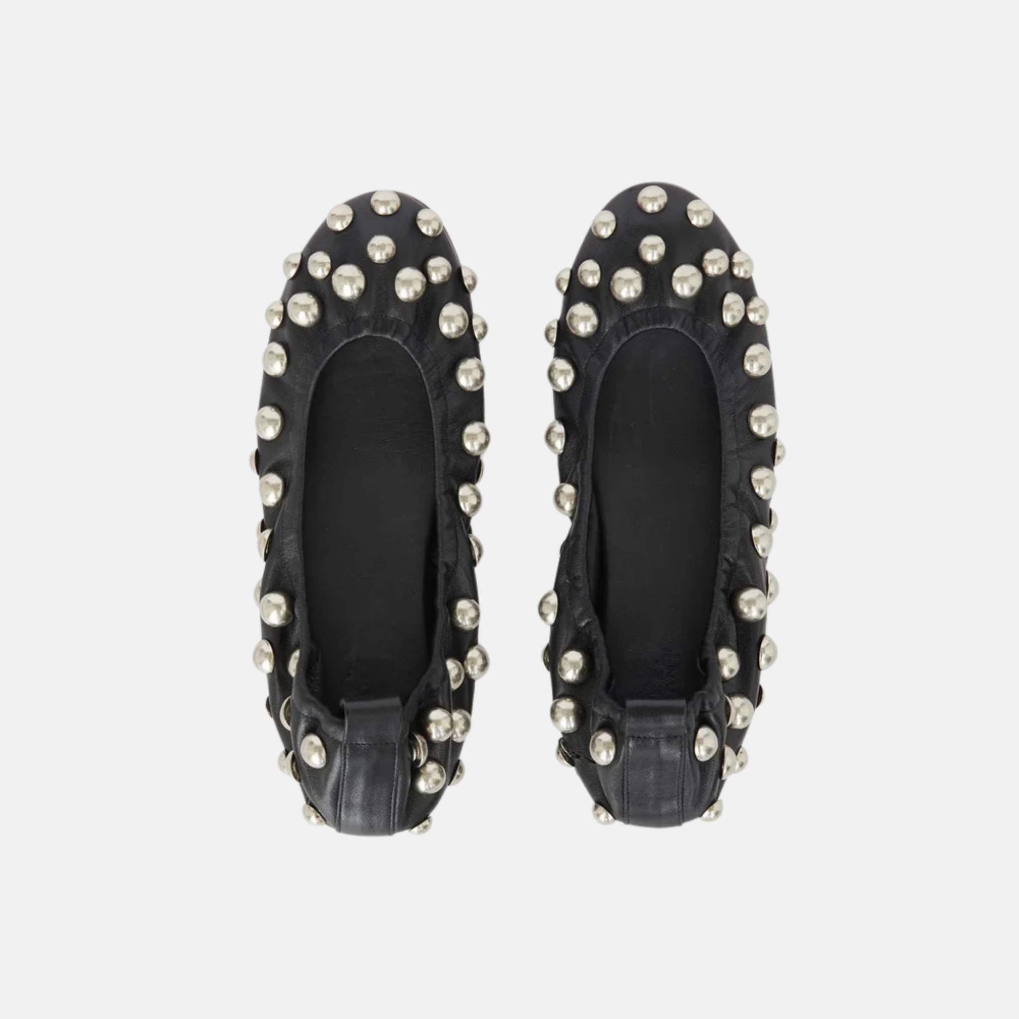 Isabel Marant Belna Studded Ballet Flats, Top

