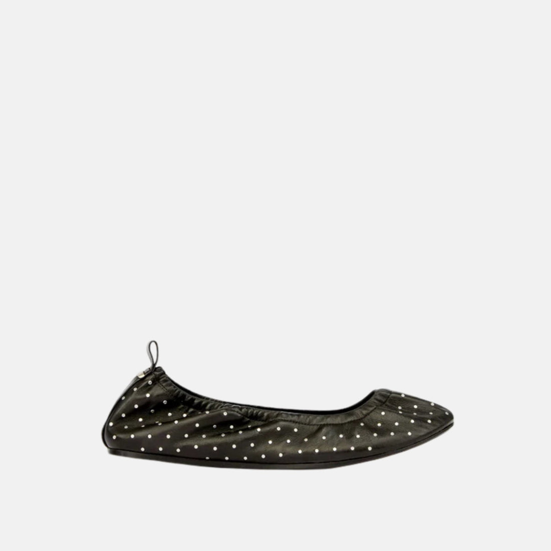 Isabel Marant Belna Studded Leather Ballet Flats, Side